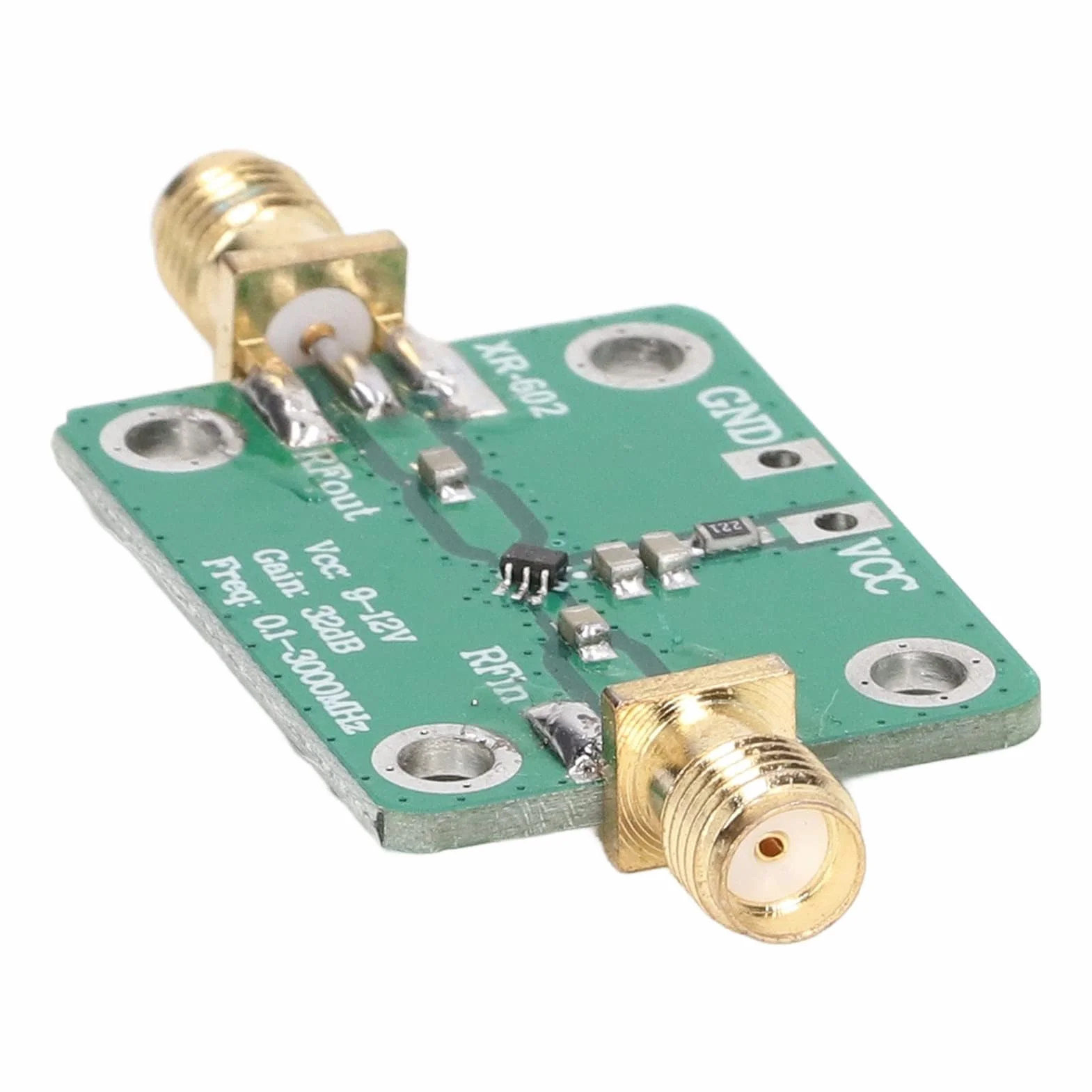 Moduł Wzmacniacza RF Szerokopasmowy moduł Wzmacniacza RF Wzmacniacz RF Wzmacniacz Szerokopasmowy RF 32dB o Wysokim Wzmocnieniu i Niskim Poziomie Hałasu Wzmacniacz LNA