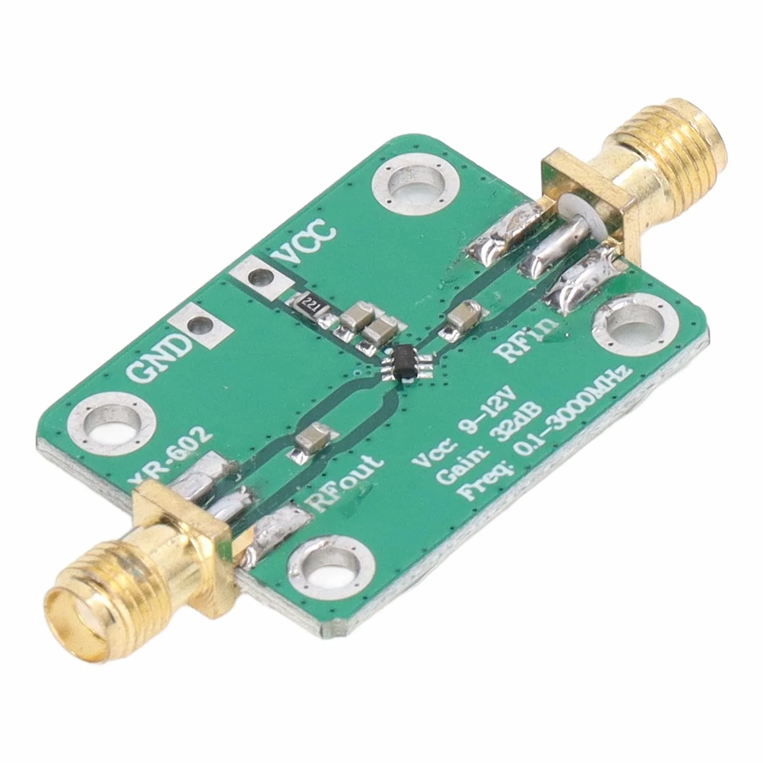 Moduł Wzmacniacza RF Szerokopasmowy moduł Wzmacniacza RF Wzmacniacz RF Wzmacniacz Szerokopasmowy RF 32dB o Wysokim Wzmocnieniu i Niskim Poziomie Hałasu Wzmacniacz LNA