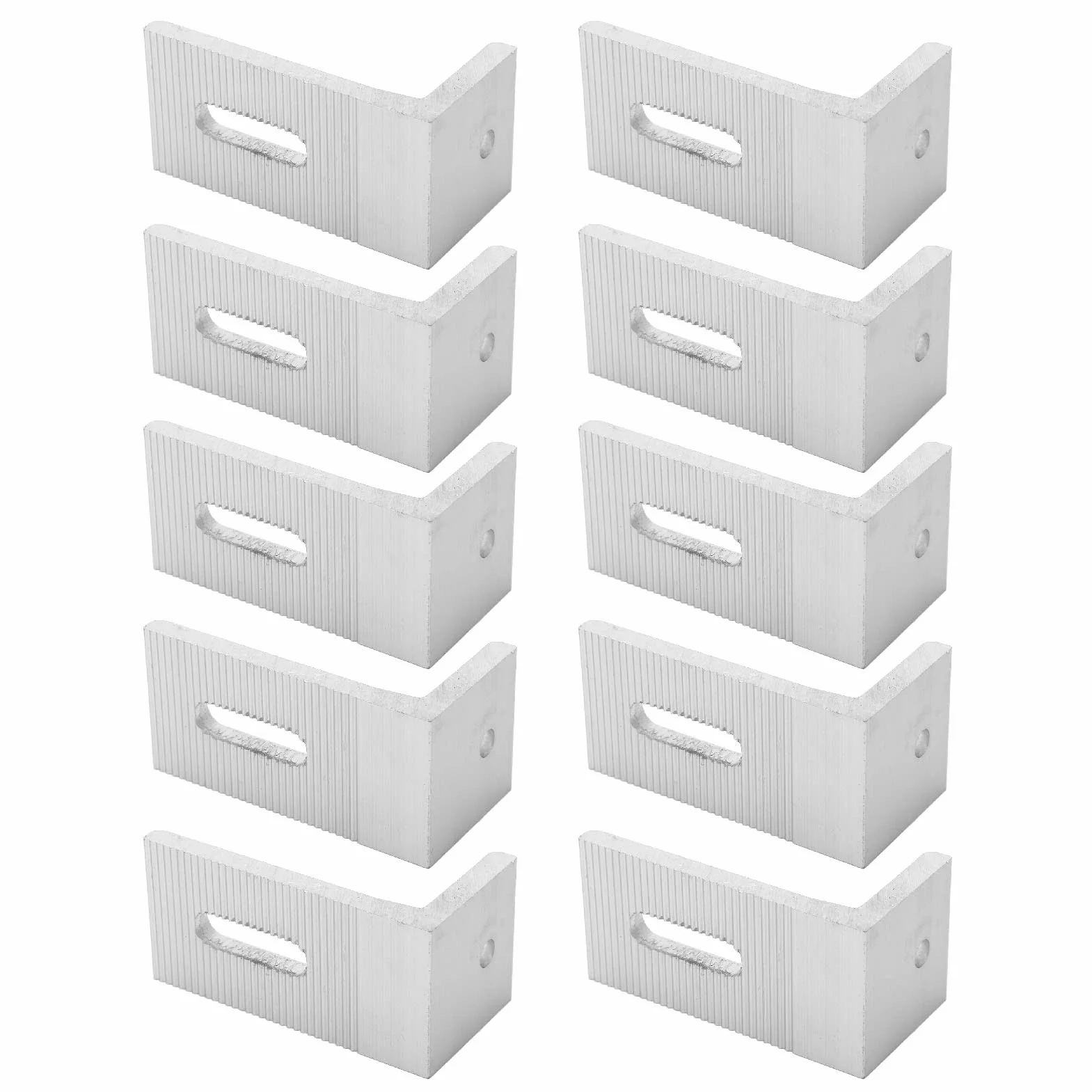 Mocowanie Słoneczne L Foot 10PCS do Panelu Fotowoltaicznego Aluminiowe Wsporniki Dachowe