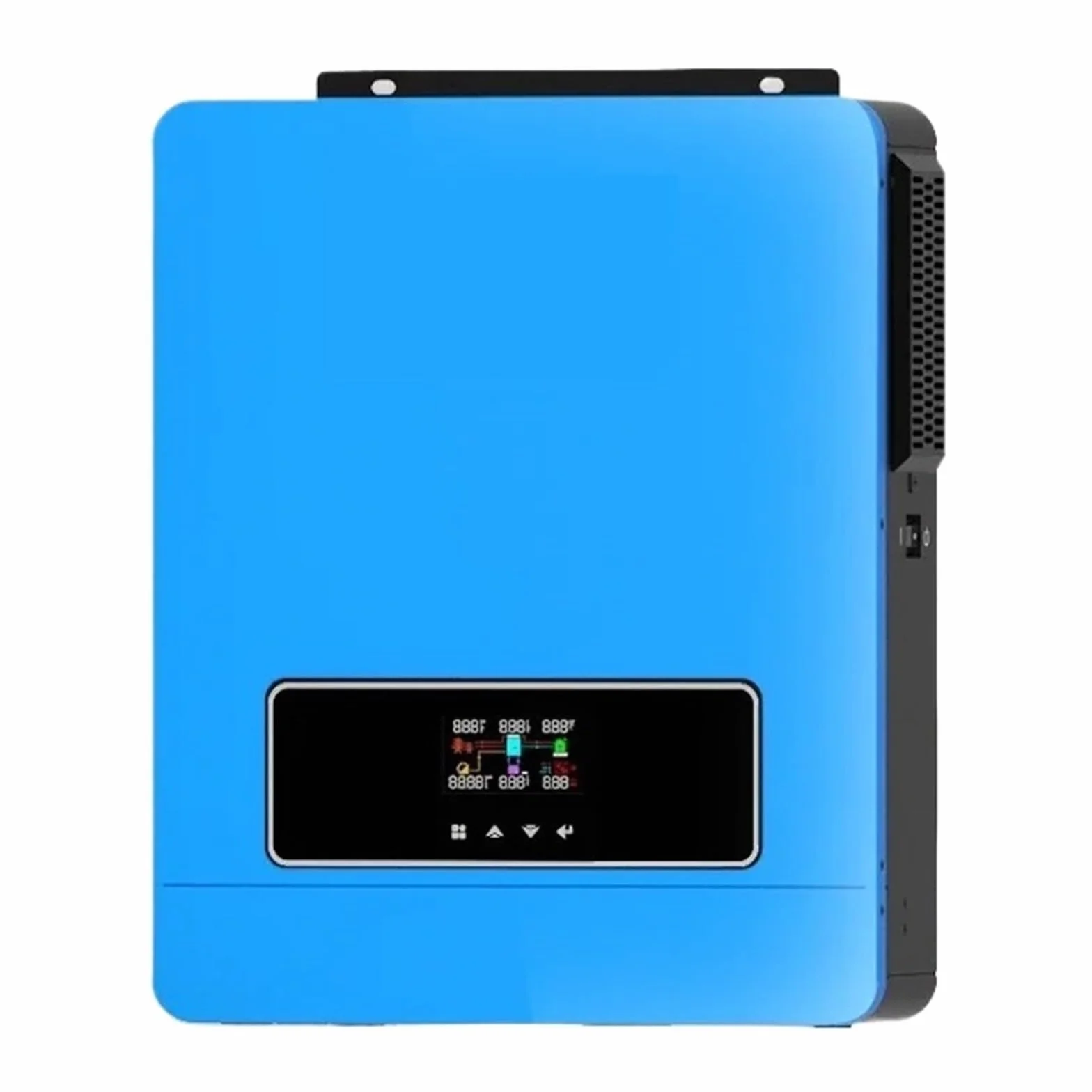 6,2KW 4,2KW Hybrydowy Falownik Solarny On Off Grid Czysta Fala Sinusoidalna Falownik 24V 48V 230V Podwójne Wyjście MPPT 120A Ładowarka Słoneczna Zróżnicowane Zastosowania(4.2KW 24vdc,Without WIFI)