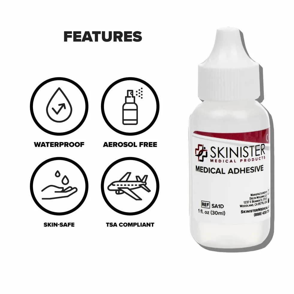 Prosthetic Medical Adhesive | Ostomy, Mastectomy, SFX (1oz)