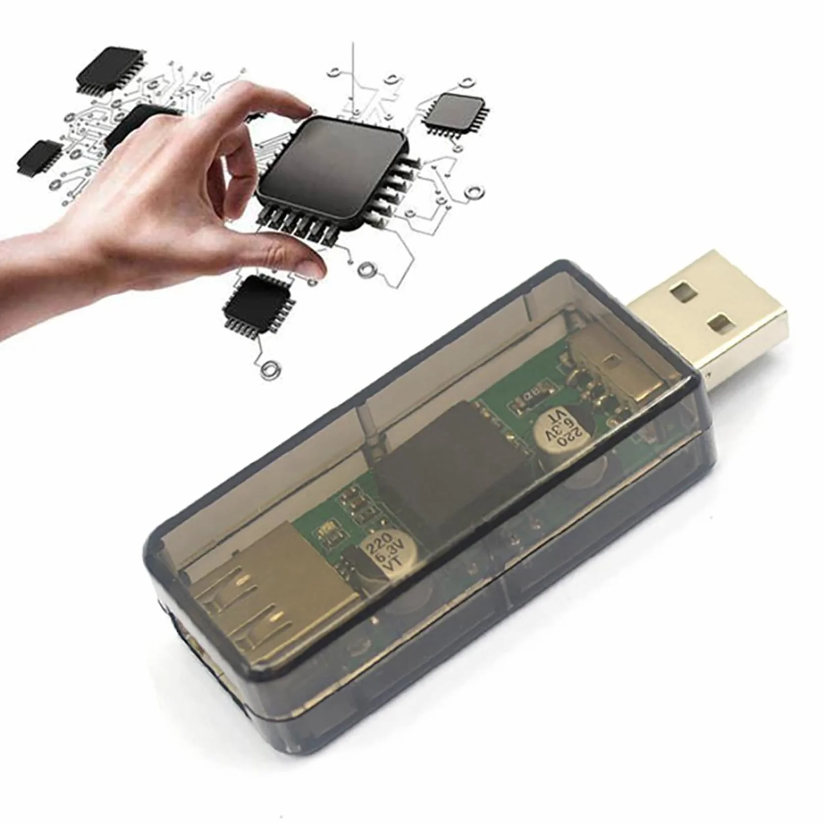 4 x izolator USB ADUM3160 USB na USB Digital Audio Signal Power Isolator Moduł obsługuje 12 Mbit/S 1,5 Mbit/S