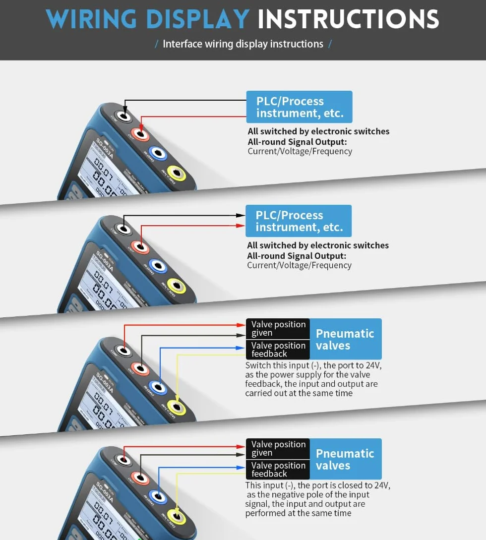 DollaTek SG-003A 0-10 V regulowany symulator napięcia prądowego, generator sygnału, źródło sygnału, kalibrator nadajnika, wiele trybów sygnału, wyświetlacz cyfrowy 2,4 cala, generator napięcia,