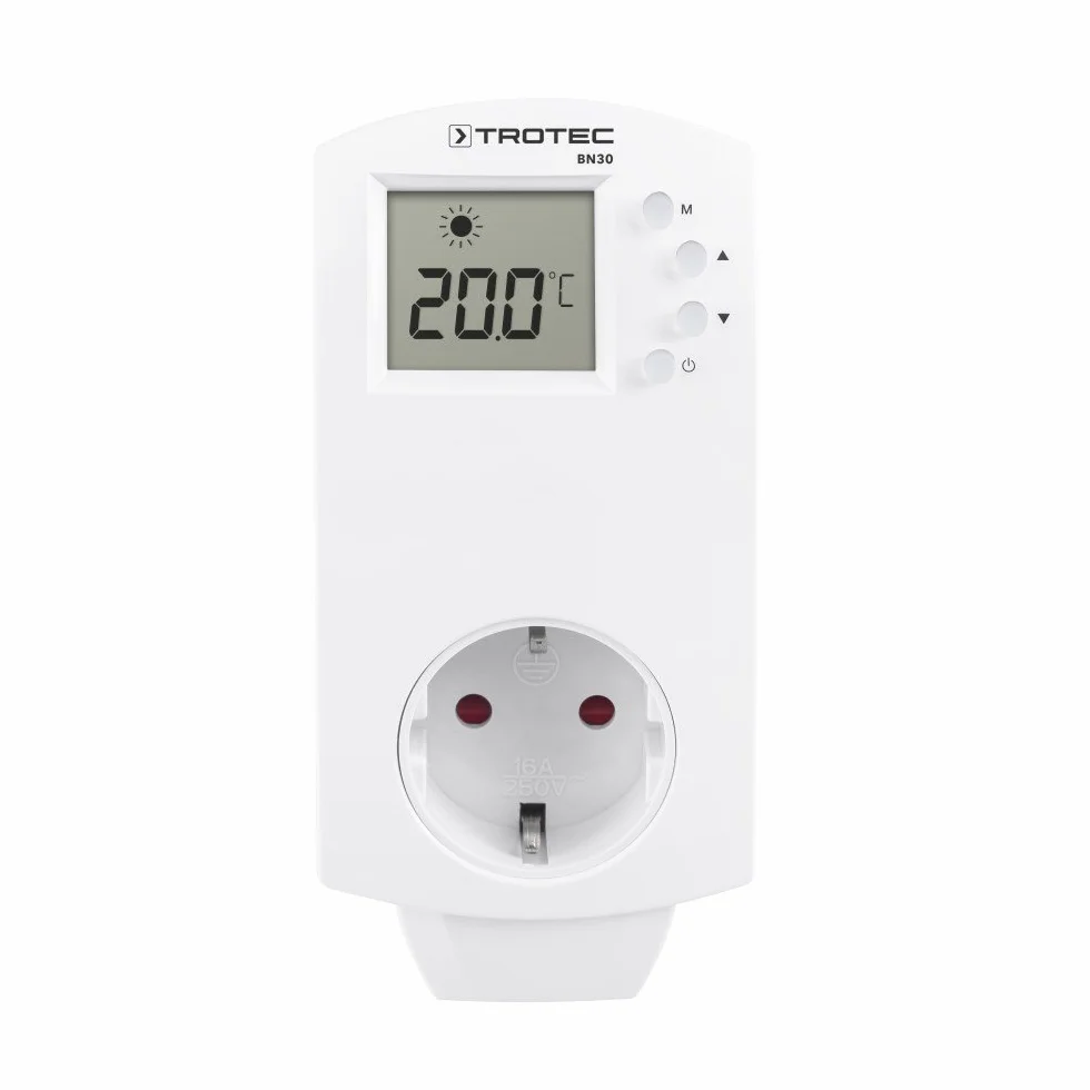 TROTEC BN30 Termostat gniazdkowy z czujnikiem temperatury 5-30°C