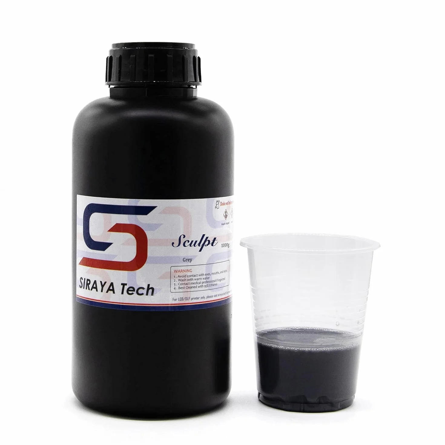 Siraya Tech Sculpt Żywica do Drukarek 3D DLP LCD Wysoka Temperatura 1 kg Ciemnoszary
