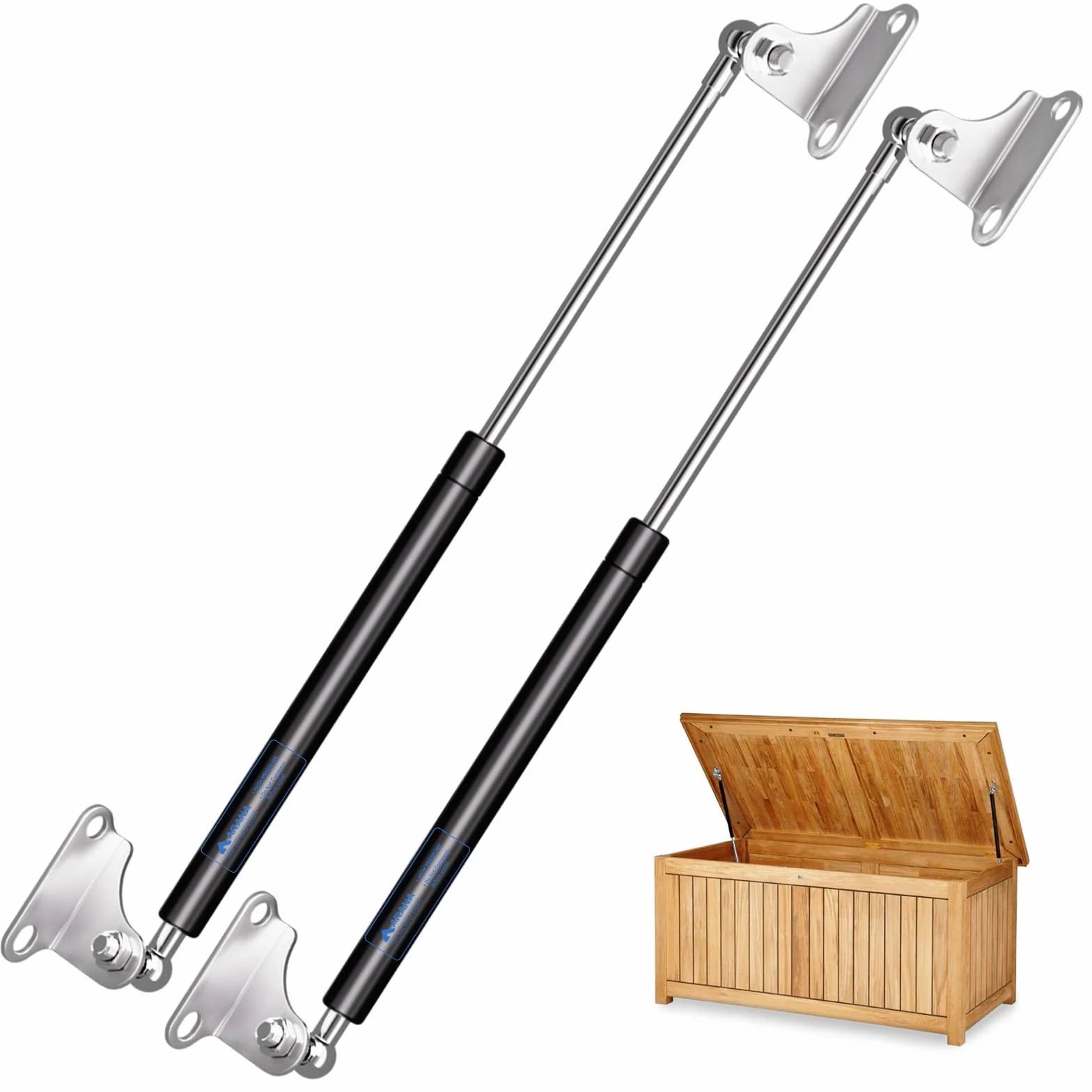 ARANA Sprężyny gazowe 500 mm 100 N/10 kg, 2 sztuki