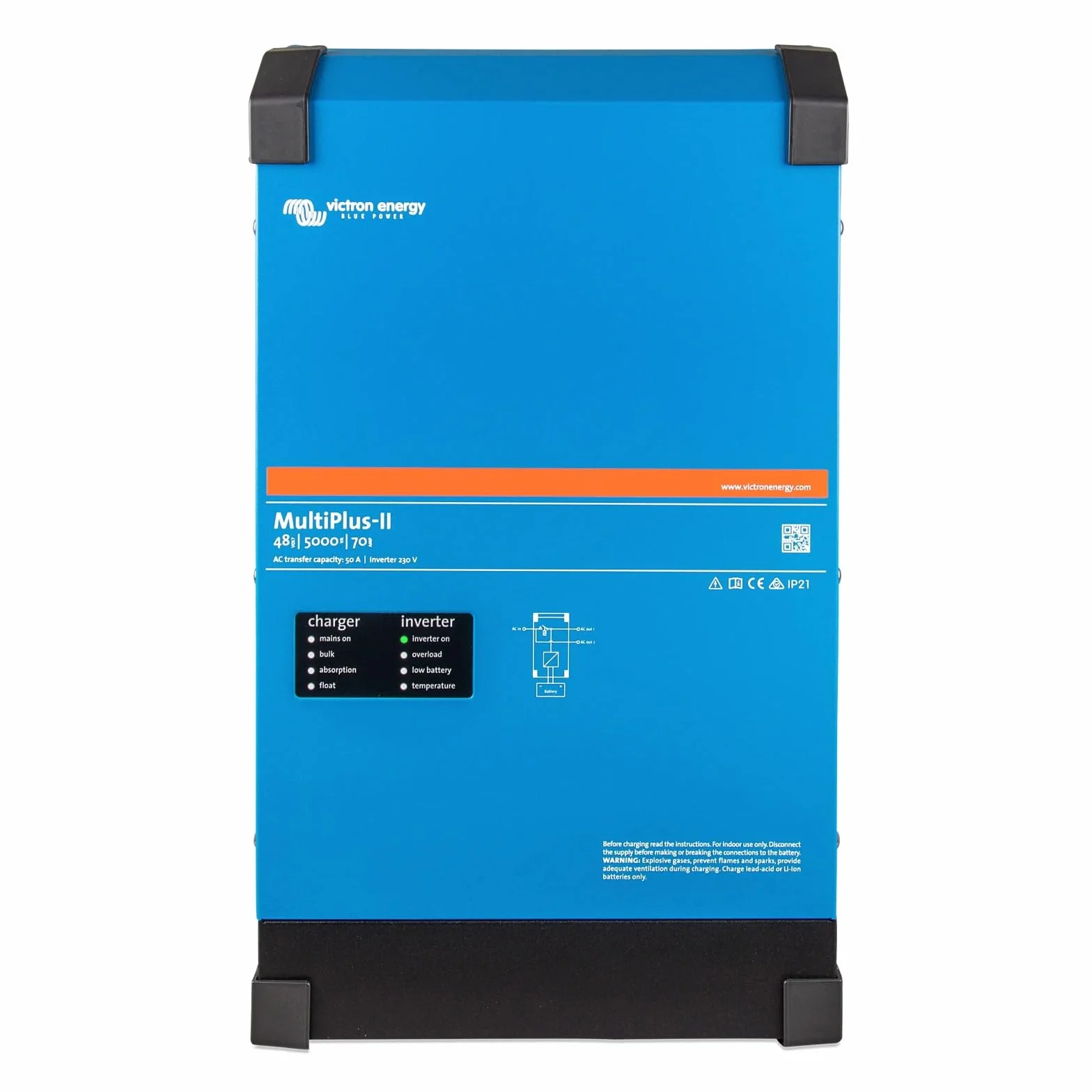 Victron Energy MultiPlus-II 5000VA 48-Volt 230V Falownik Sinusoidalny 70 amp Ładowarka do Akumulatorów