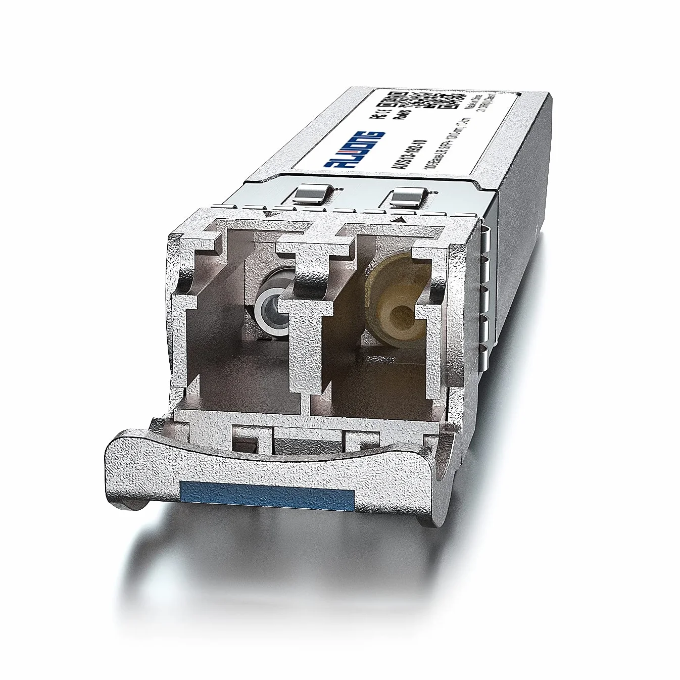 [2 sztuki] Transceiver 10GBase-LR SFP+, moduł 10G Singlemode Duplex LC, SMF 1310 nm do 10 km, kompatybilny z Cisco SFP-10G-LR, Ubiquiti UF-SM-10G, Meraki, Mikrotik, Supermicro, Netgear