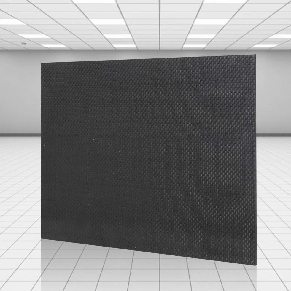Płyta węglowa o wysokiej twardości z włókna węglowego o wysokiej twardości(200 * 300 * 2mm)