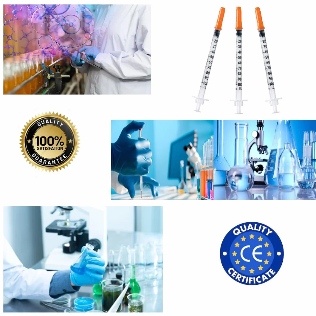 50 sztuk plastikowych tubek 1 ml/cc (31 G x 6 mm) wielofunkcyjne narzędzia pomiarowe, pakowane pojedynczo, akcesoria laboratoryjne