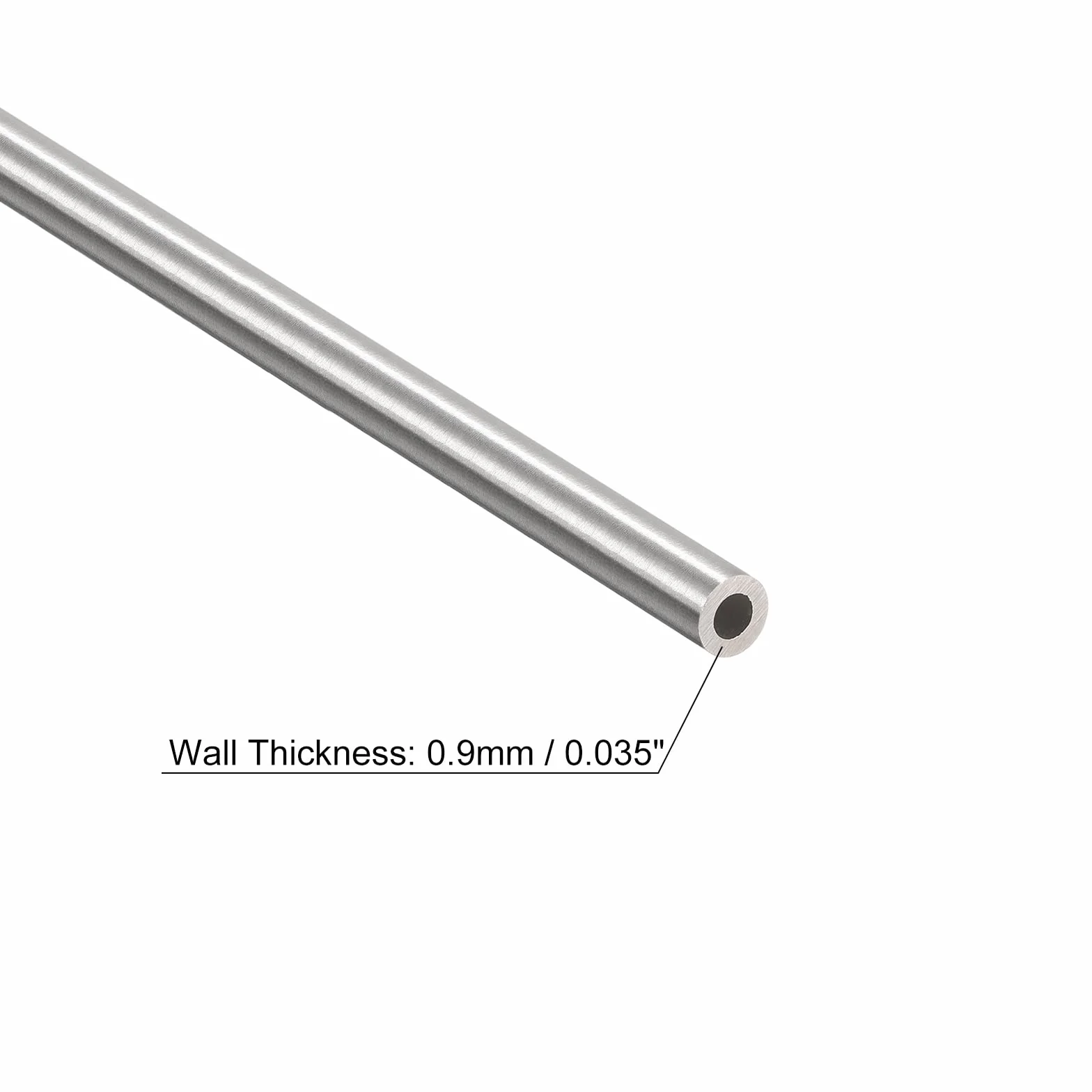 QUARKZMAN 304 Ze Stali Nierdzewnej Kapilarnej Rury, OD 4mm x 0.9mm Grubość Ściany 250mm Długość Metalu Rury dla Przemysłu Maszyny
