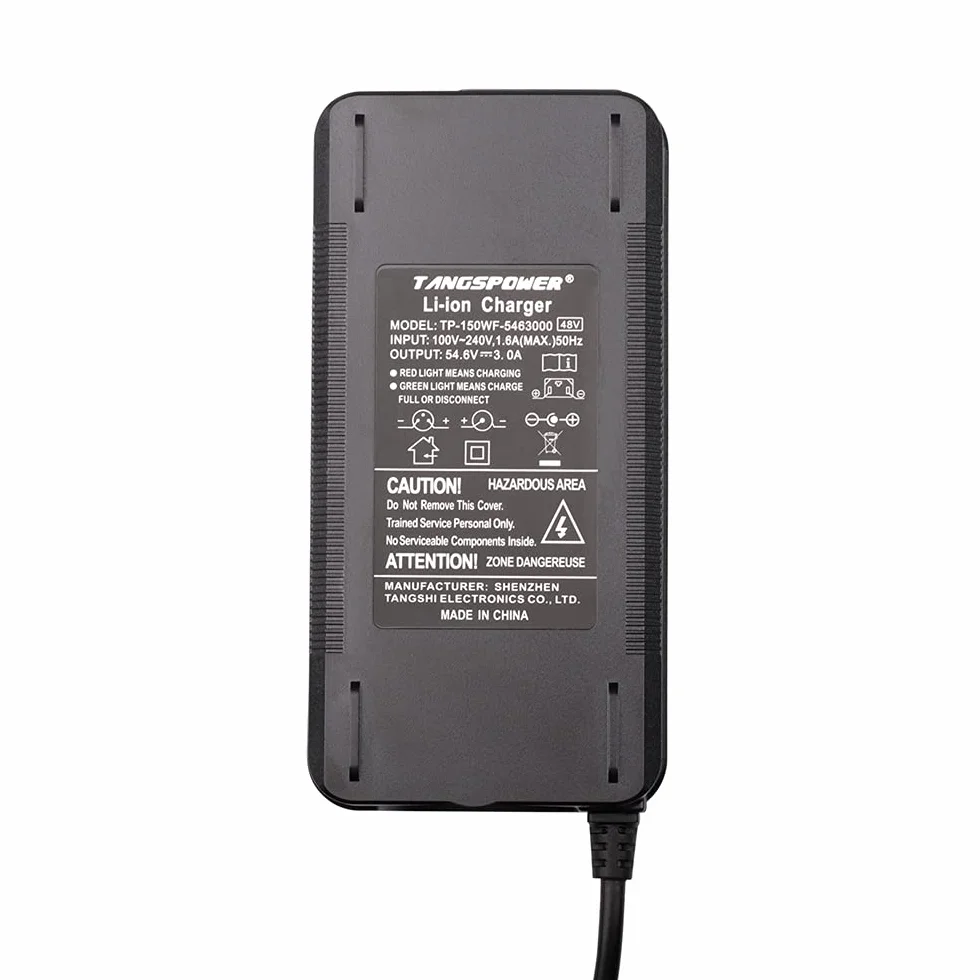Ładowarka do akumulatorów litowo-jonowych 54,6 V 3 A 13S 48 V do roweru elektrycznego