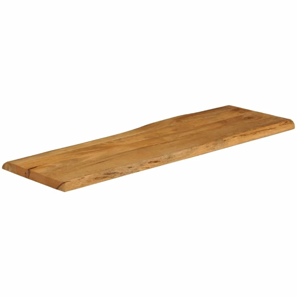 vidaXL Blat stołu lite drewno mango 120x40x2,5 cm naturalna krawędź