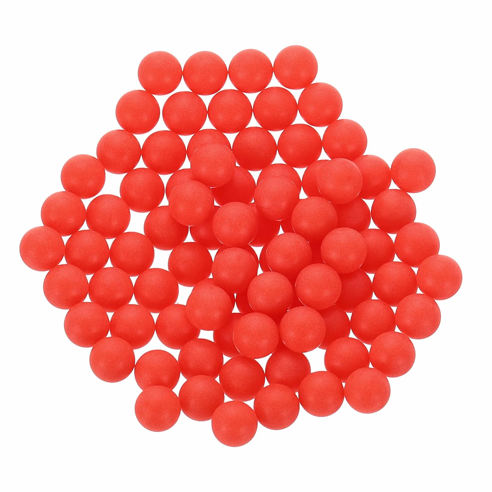 QUARKZMAN 100 sztuk kul łożyskowych z tworzywa sztucznego PP, 6 mm, solidne kulki z tworzywa sztucznego, precyzyjne łożyska kulkowe, czerwone