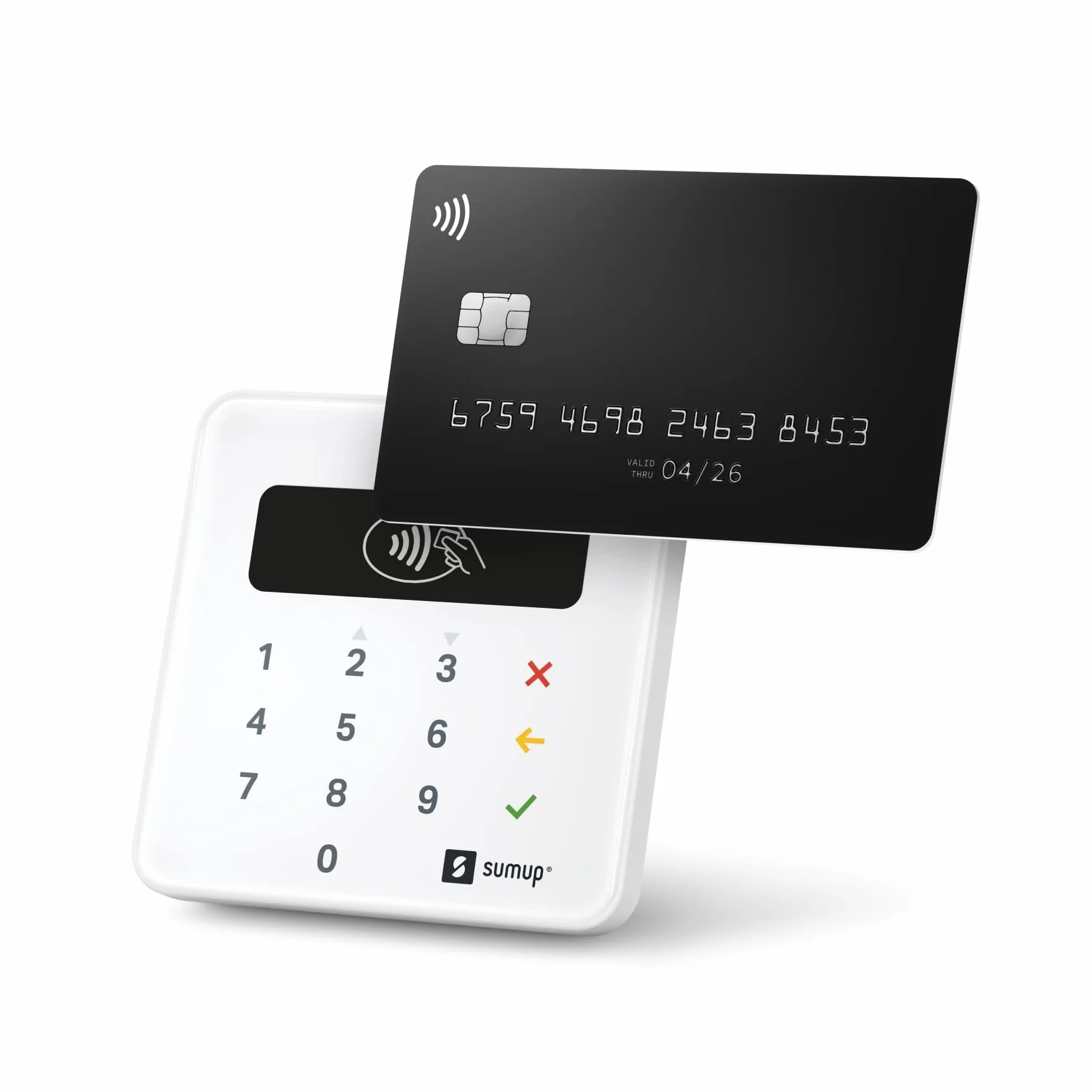 SumUp Terminal mobilny do płatności bezdotykowych RFID NFC czytnik kart kredytowych