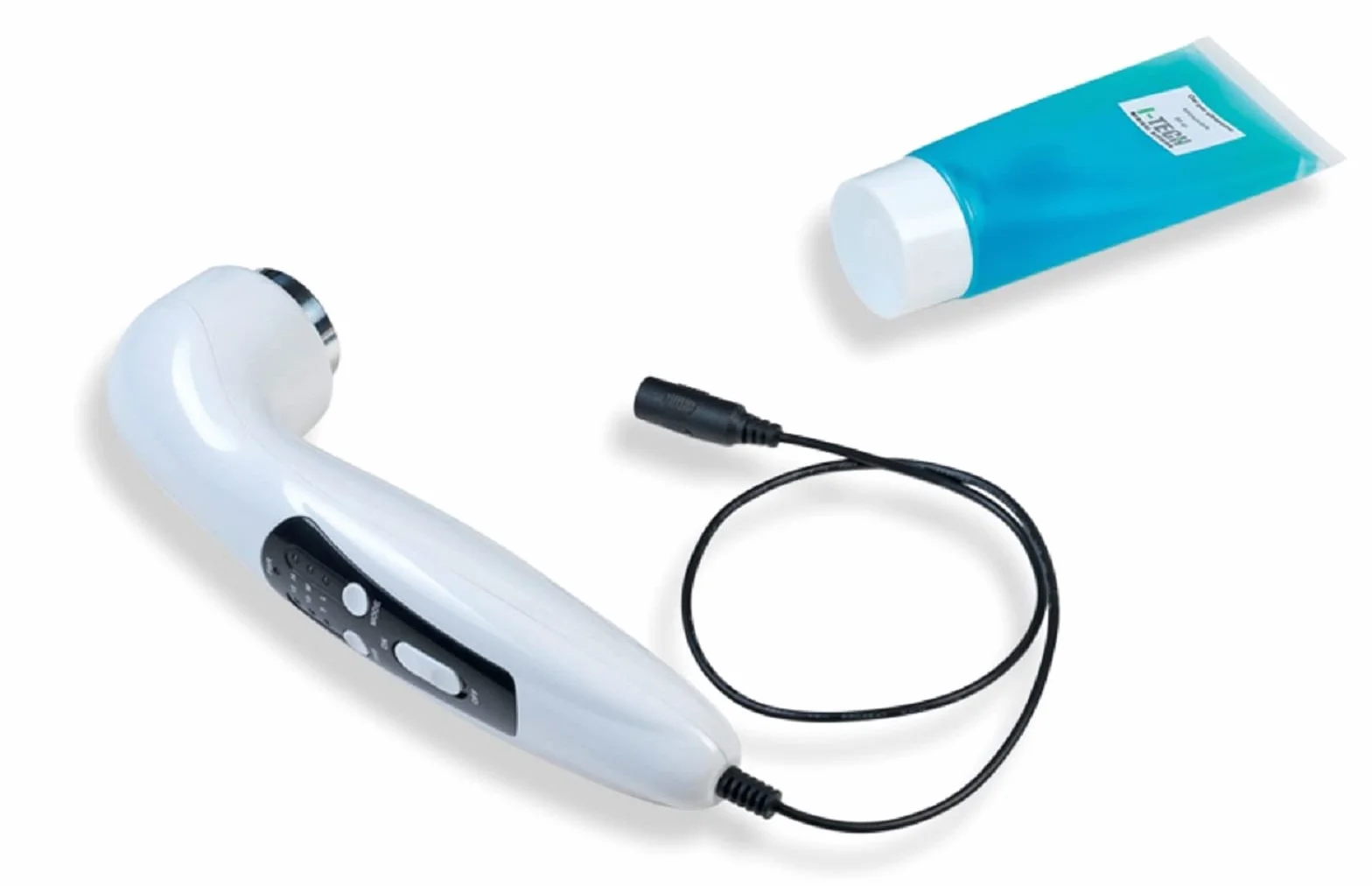 I TECH MioSonic - terapia ultrasonograficzna 1 MHz o maksymalnej mocy 6,4 W, 3 poziomy intensywności, zabiegi przeciwbólowe, urazy sportowe, estetyczne, domowe i profesjonalne zastosowanie, 28309