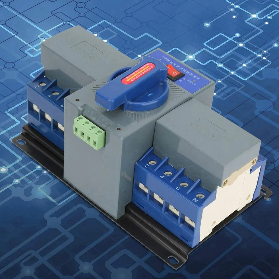 Automatyczny przełącznik transferowy 4P 63 A 400 V z elektromechaniczną ochroną przed blokadą