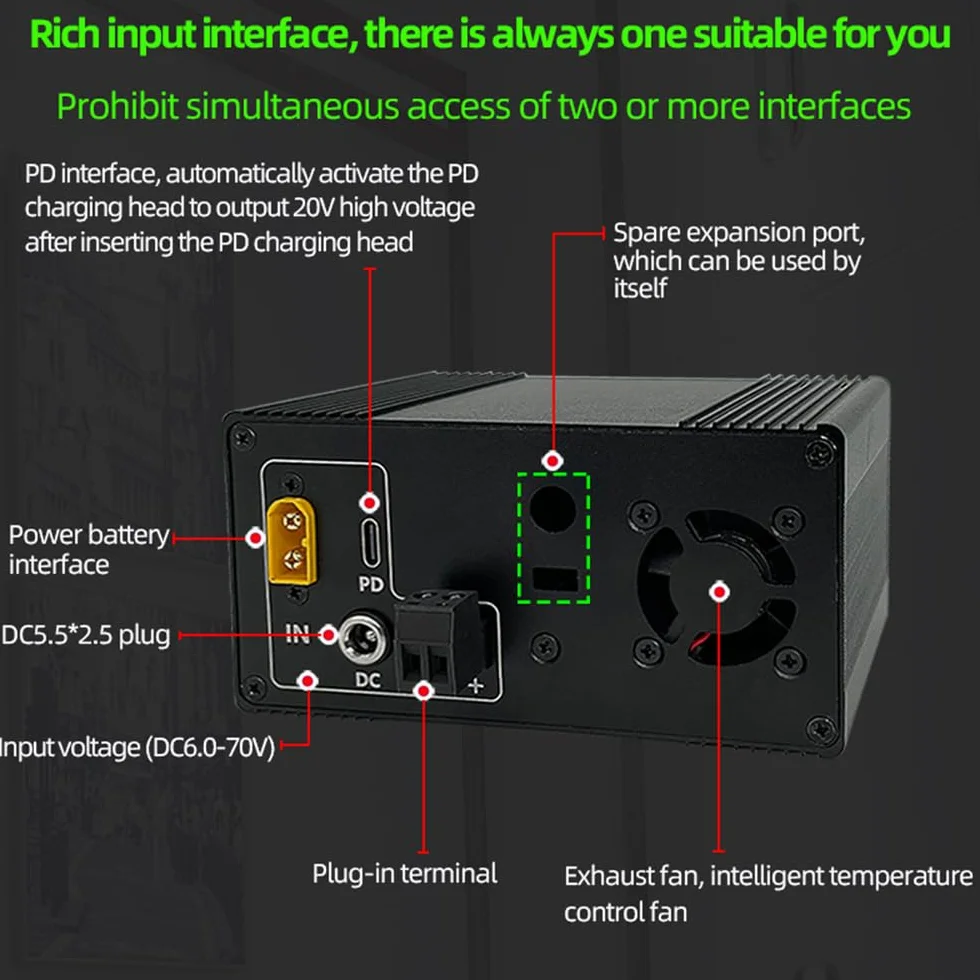 DC regulowany przetwornik Buck-Boost, regulator napięcia DC6-36 V, 60 W, stałe napięcie, moduł ładowania solarnego, wyświetlacz LCD, obudowa z obszernym interfejsem