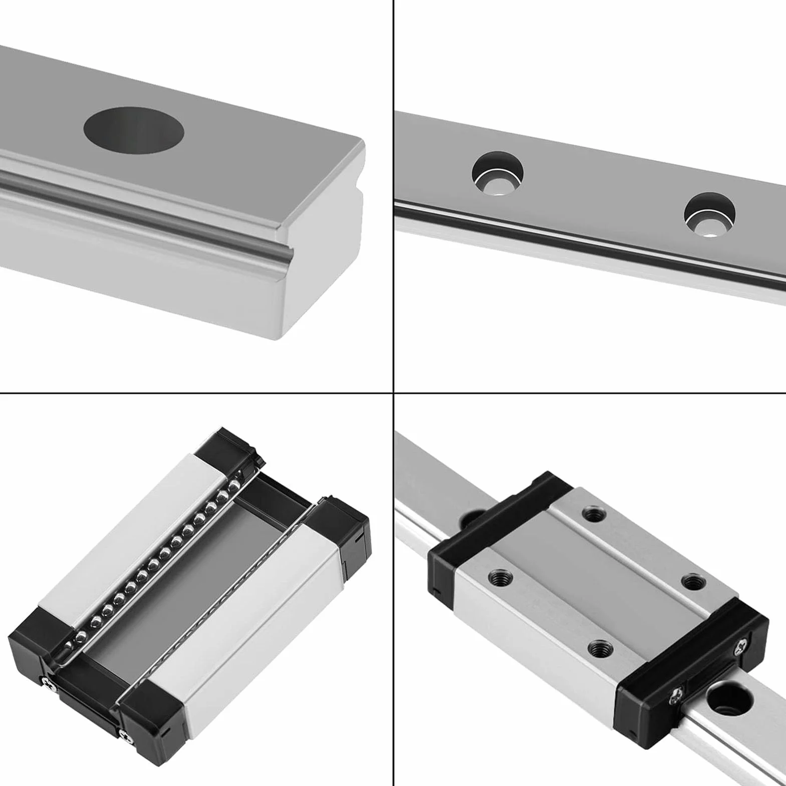 MGN12H szyna liniowa 600 mm z 2 blokami ślizgowymi prowadnica liniowa do druku CNC/3D typ blokowany