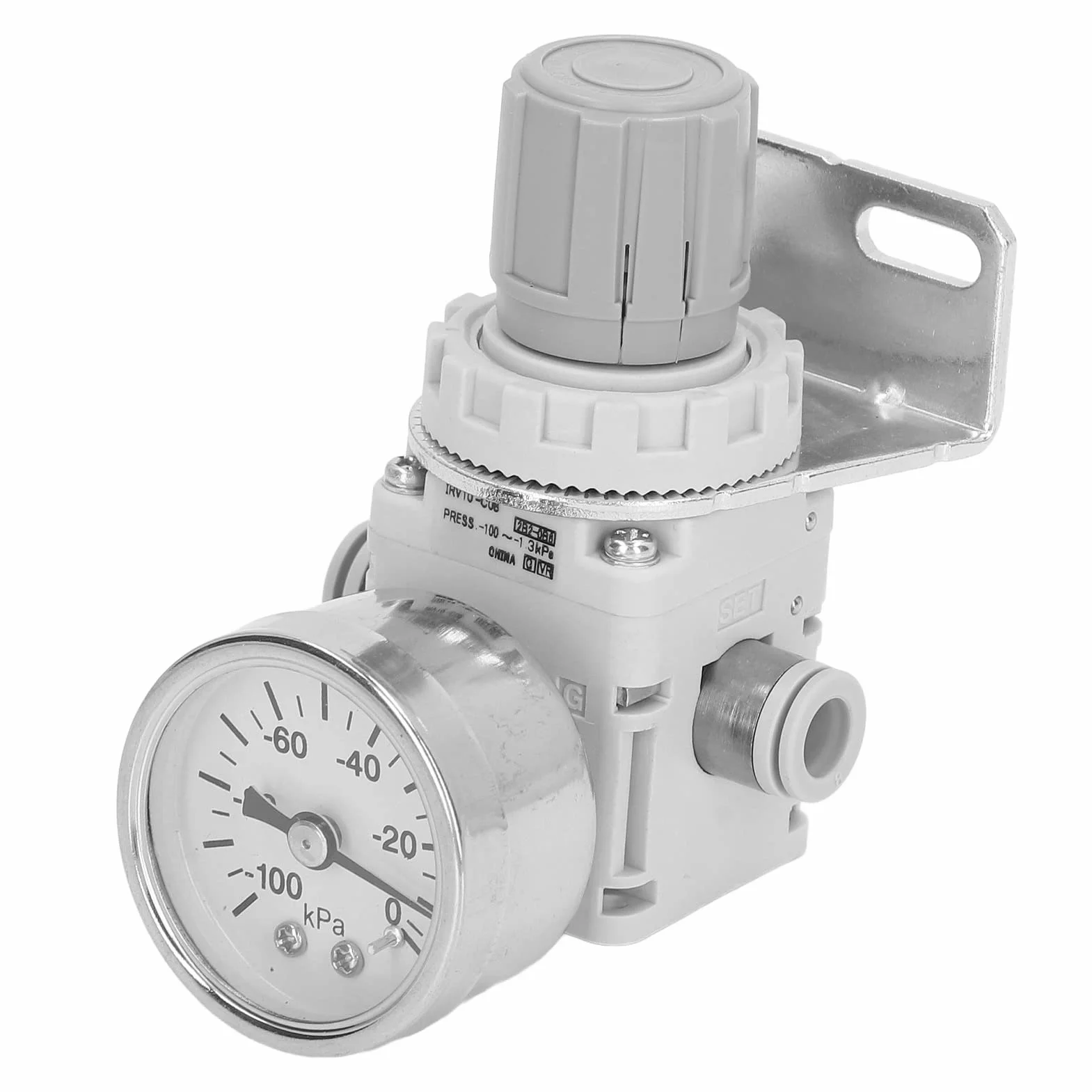 Pneumatyczny Regulator Ciśnienia -100 do 1,3 kPa, 80 cm, Zawór Regulacji Podciśnienia, Samoblokujący, Precyzyjna Regulacja dla Systemów Pneumatycznych