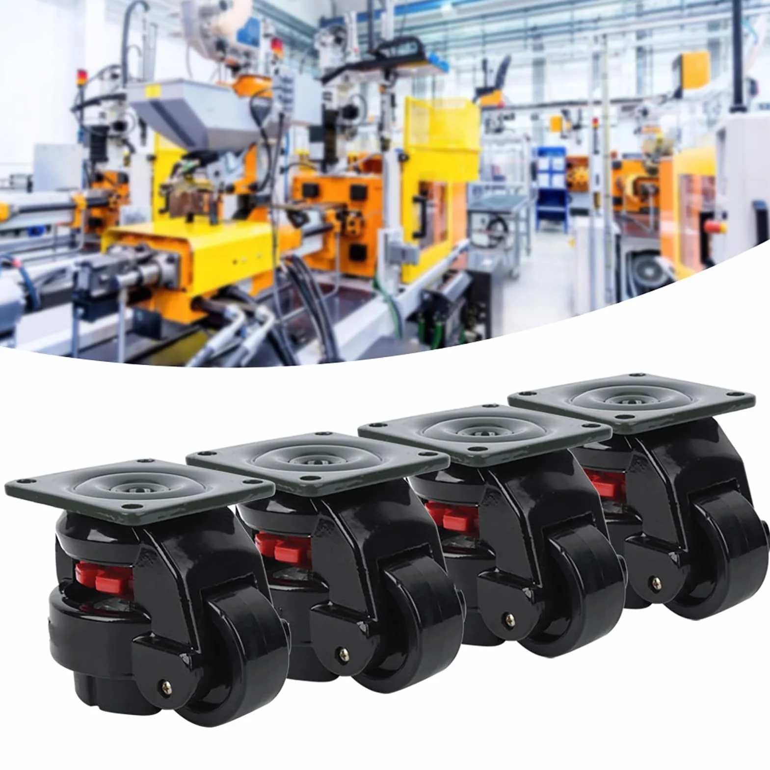 Zestaw kołowy skrętny GD-60F 4-częściowy system poziomowania przemysłowy