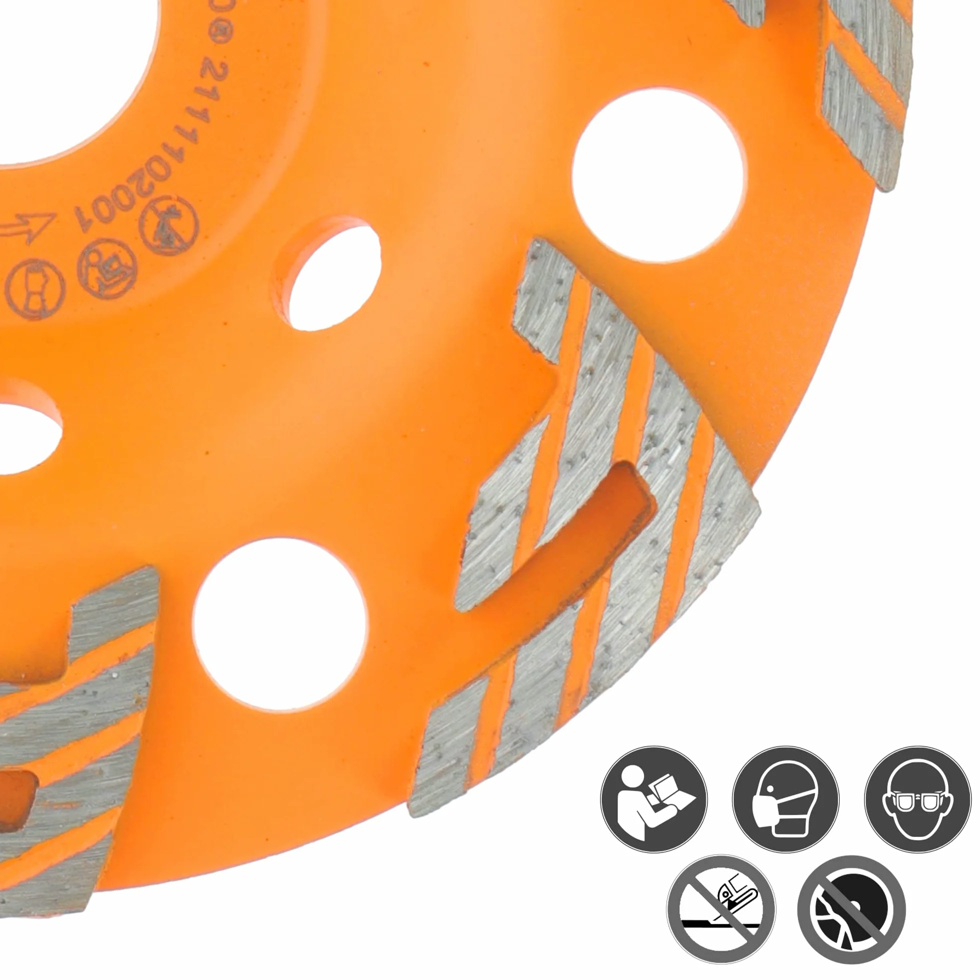 PRODIAMANT diamentowa tarcza szlifierska 125 mm SuperFinish Beton 22,2 mm