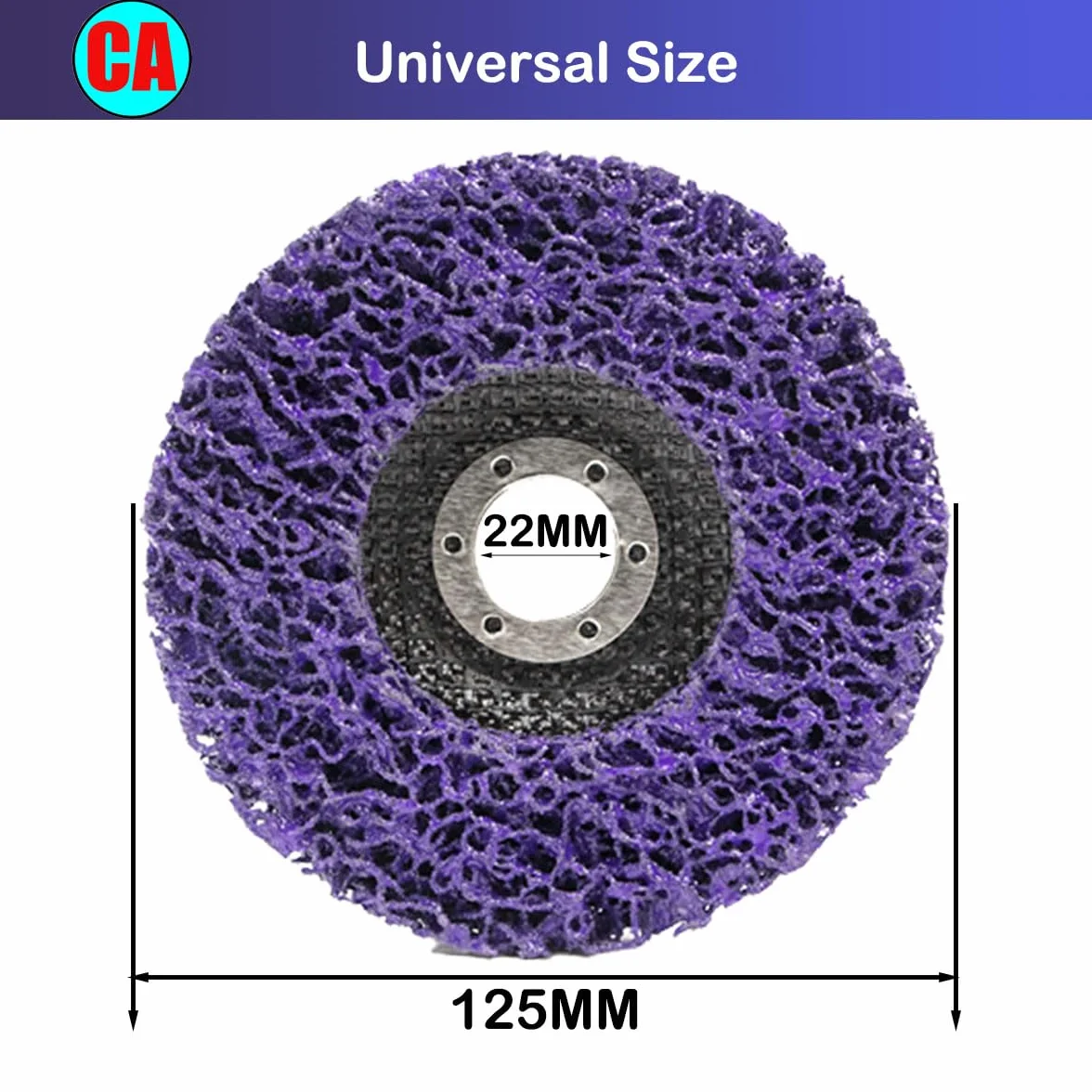 Tarcza CSD 125 mm nylonowa do czyszczenia i usuwania rdzy 5 sztuk