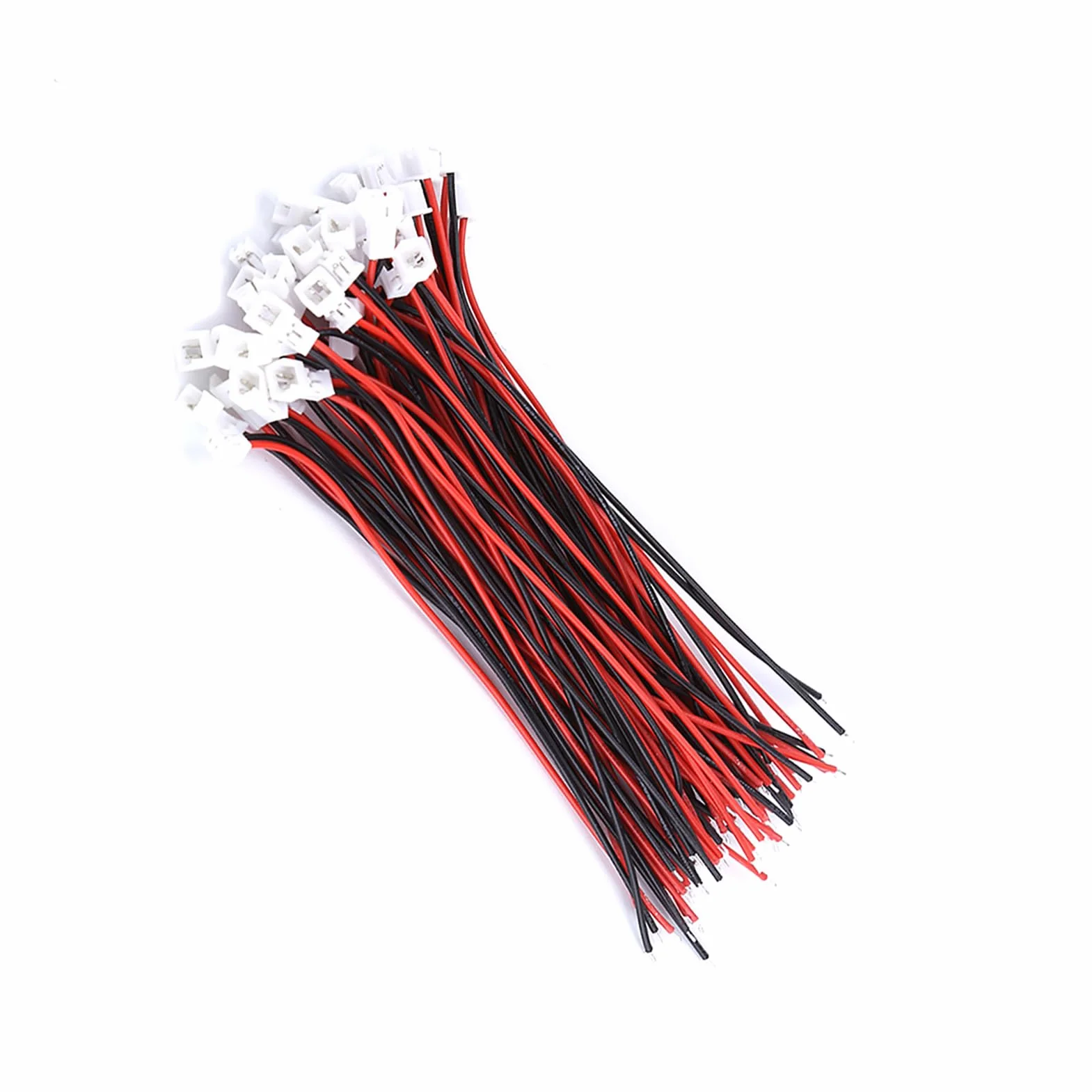 20 szt. Kable połączeniowe JST 1,25 mm 2-stykowe Micro JST męskie/żeńskie z przewodami ołowianymi
