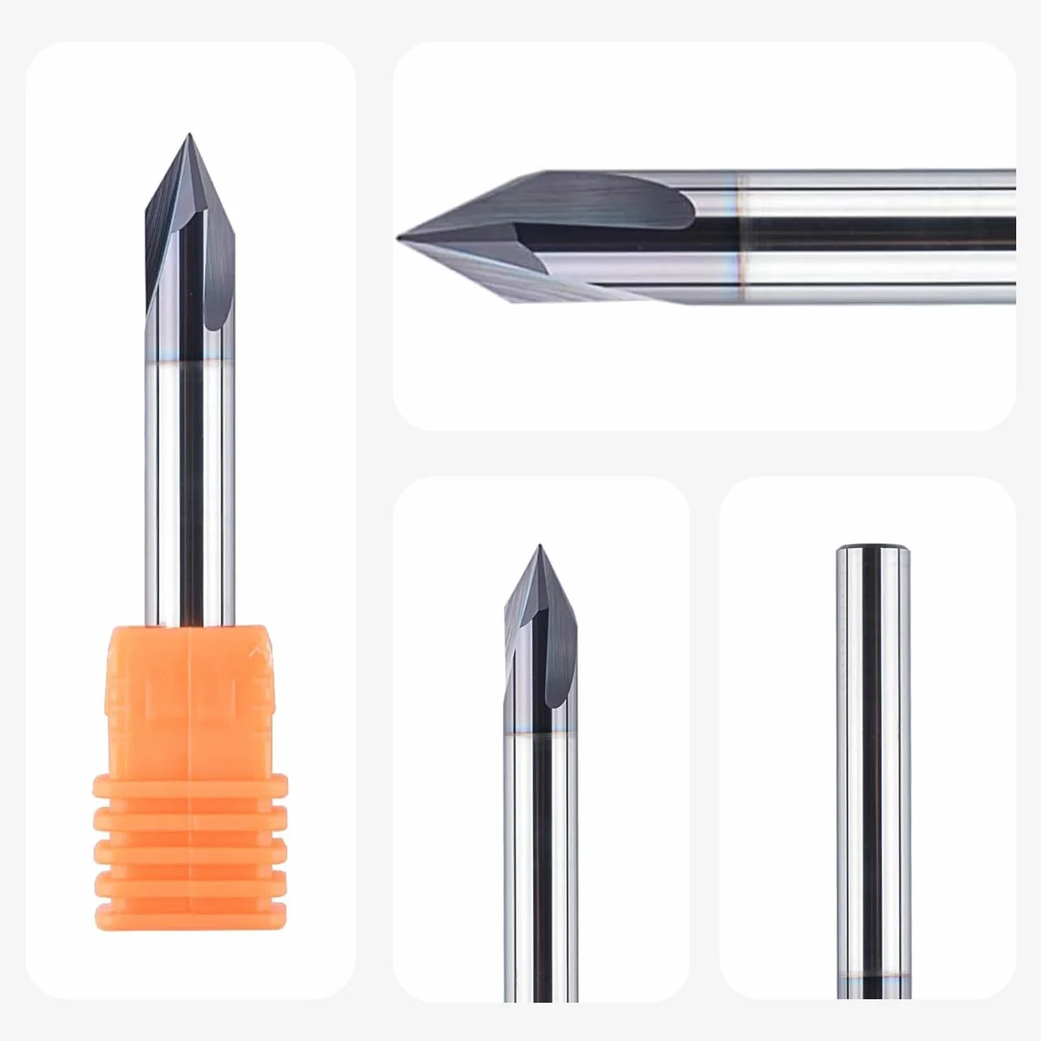 SpeTool Frez do fazowania VHM 6 mm 60 stopni 3 flety TiAlN