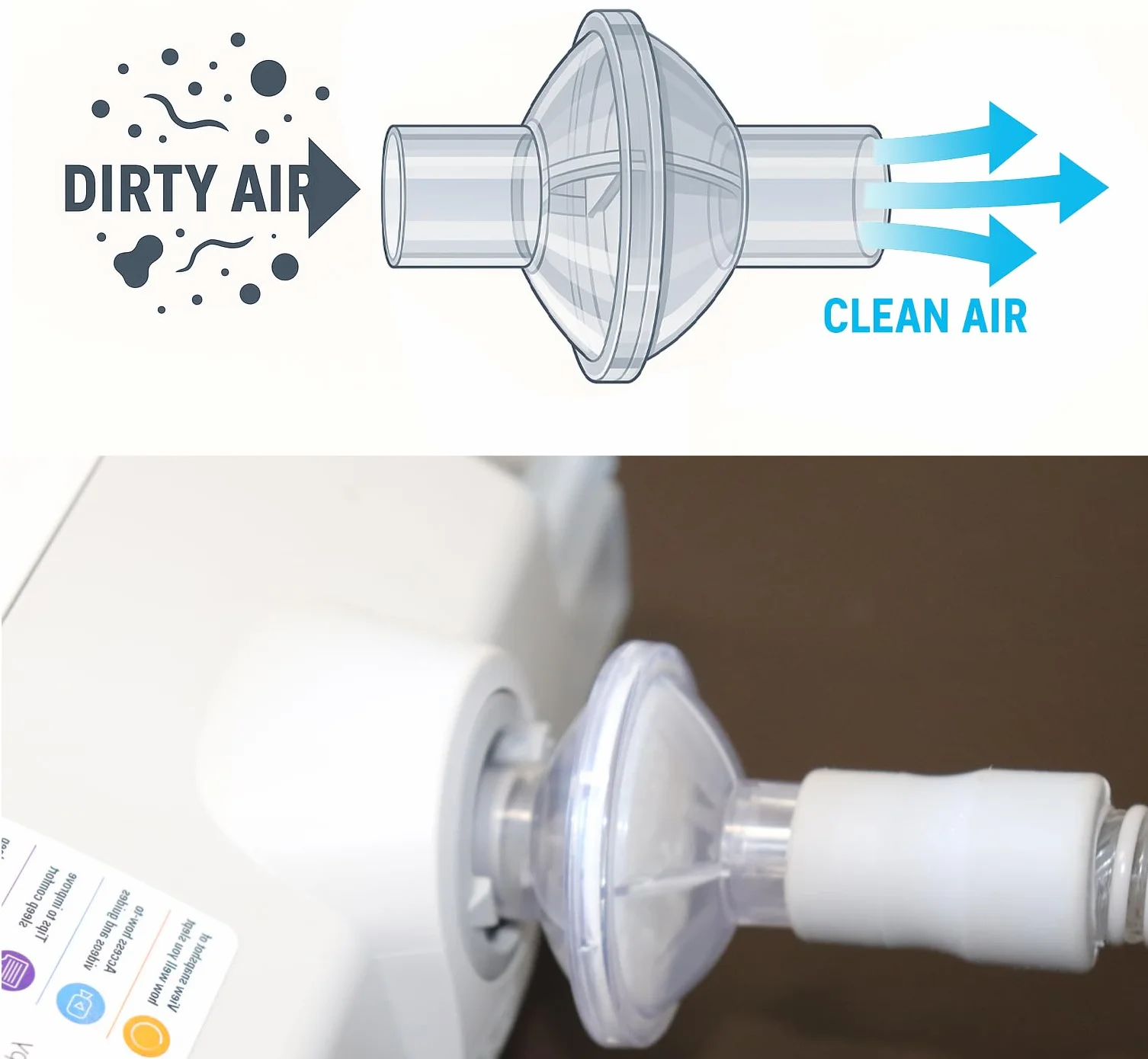 Aveen Zestaw 8 filtrów CPAP – uniwersalne dopasowanie do urządzeń CPAP i BiPAP