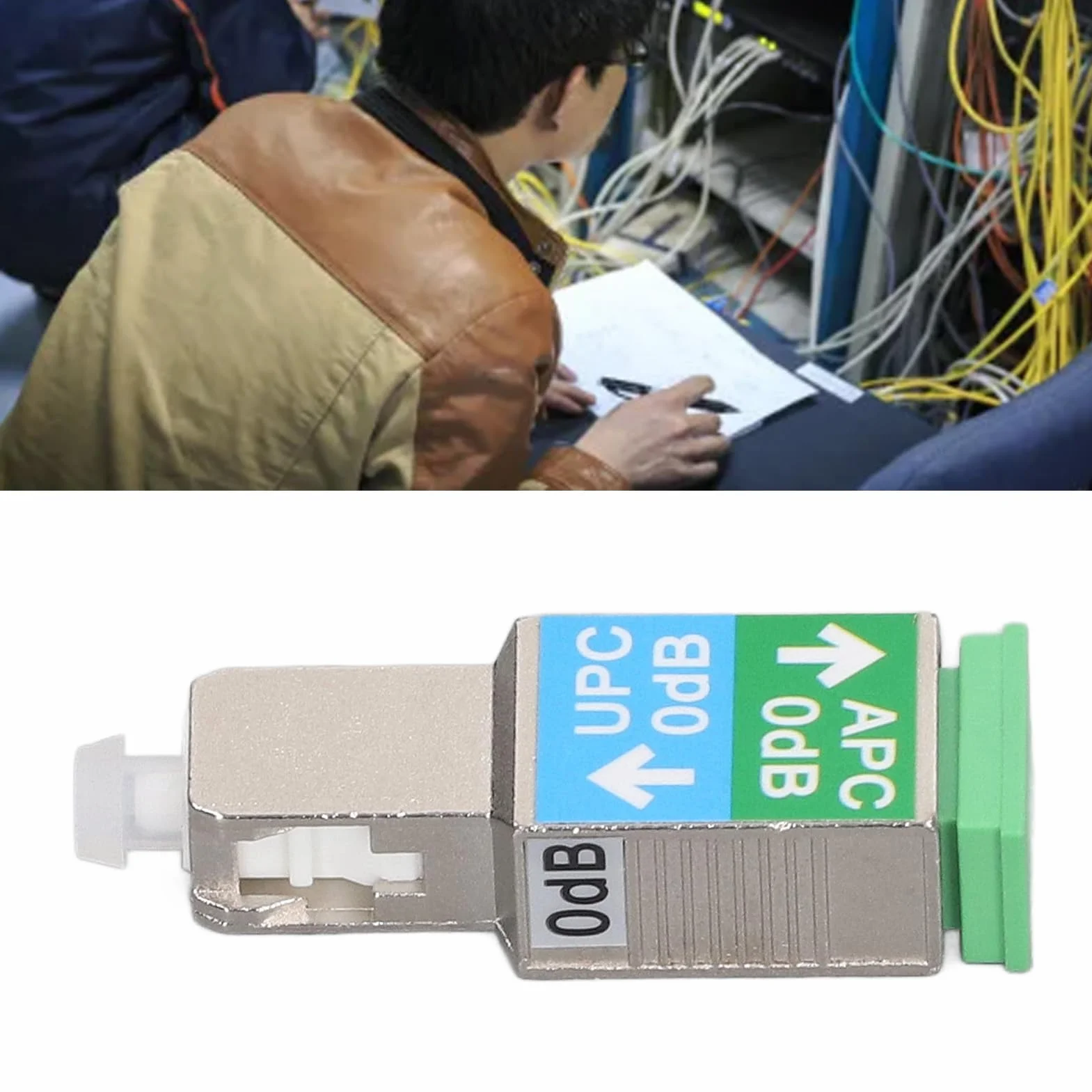 SC żeński na SC UPC Męski Adapter Jednomodowy 1200nm do 1600nm światłowodowy Adapter Optyczny SC na SC UPC