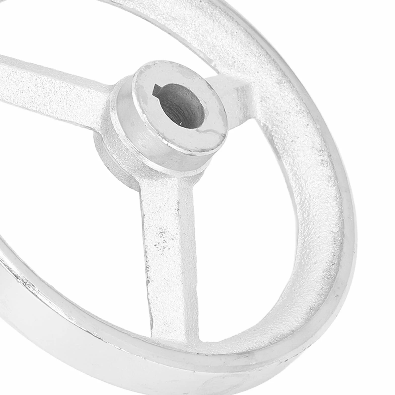 Koło Ręczne żeliwne Chromowane 16x160mm 3 Szprychy Zdejmowanym Uchwytem