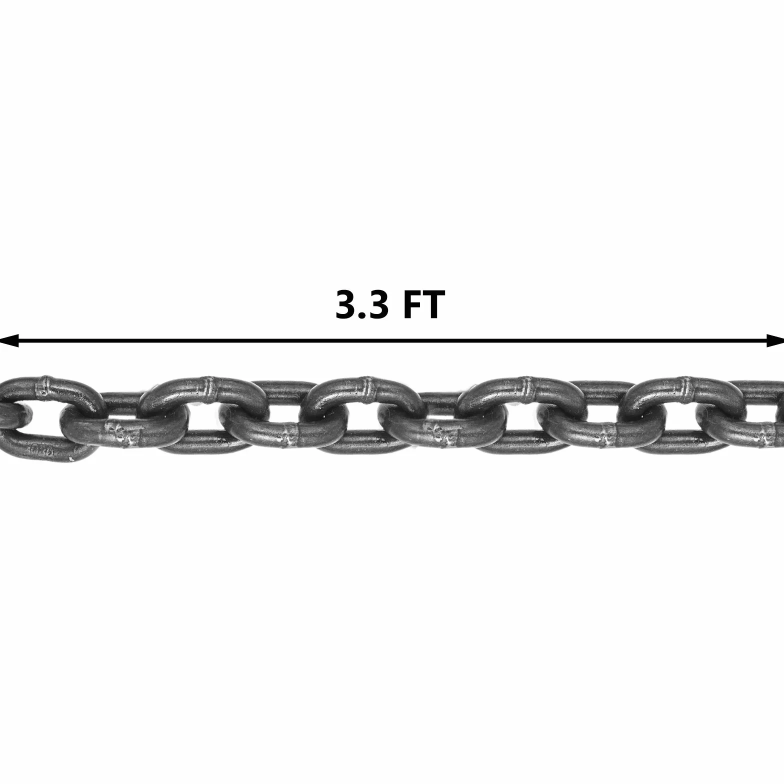 Mophorn Łańcuch do zawieszania, łańcuch ograniczający 1 m, 4 sznurki (1 m, 4 pasmy)