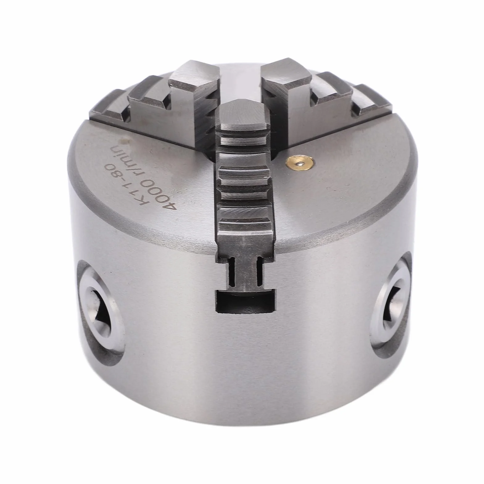Akozon SANOU K11-80 3-calowy 3-szczękowy uchwyt tokarski samocentrujący 80 mm precyzja 0,07 mm
