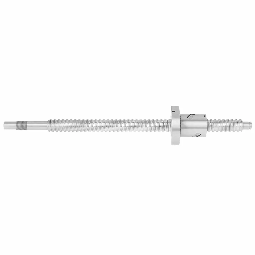 Kugelumlaufspindel, SFU1605 300mm Gewindespindel Kein Stick Slip Effekt Wenige Erwärmung Reduzierte Antriebsleistung Gesamtlänge 300mm Schraubendurchmesser 16mm