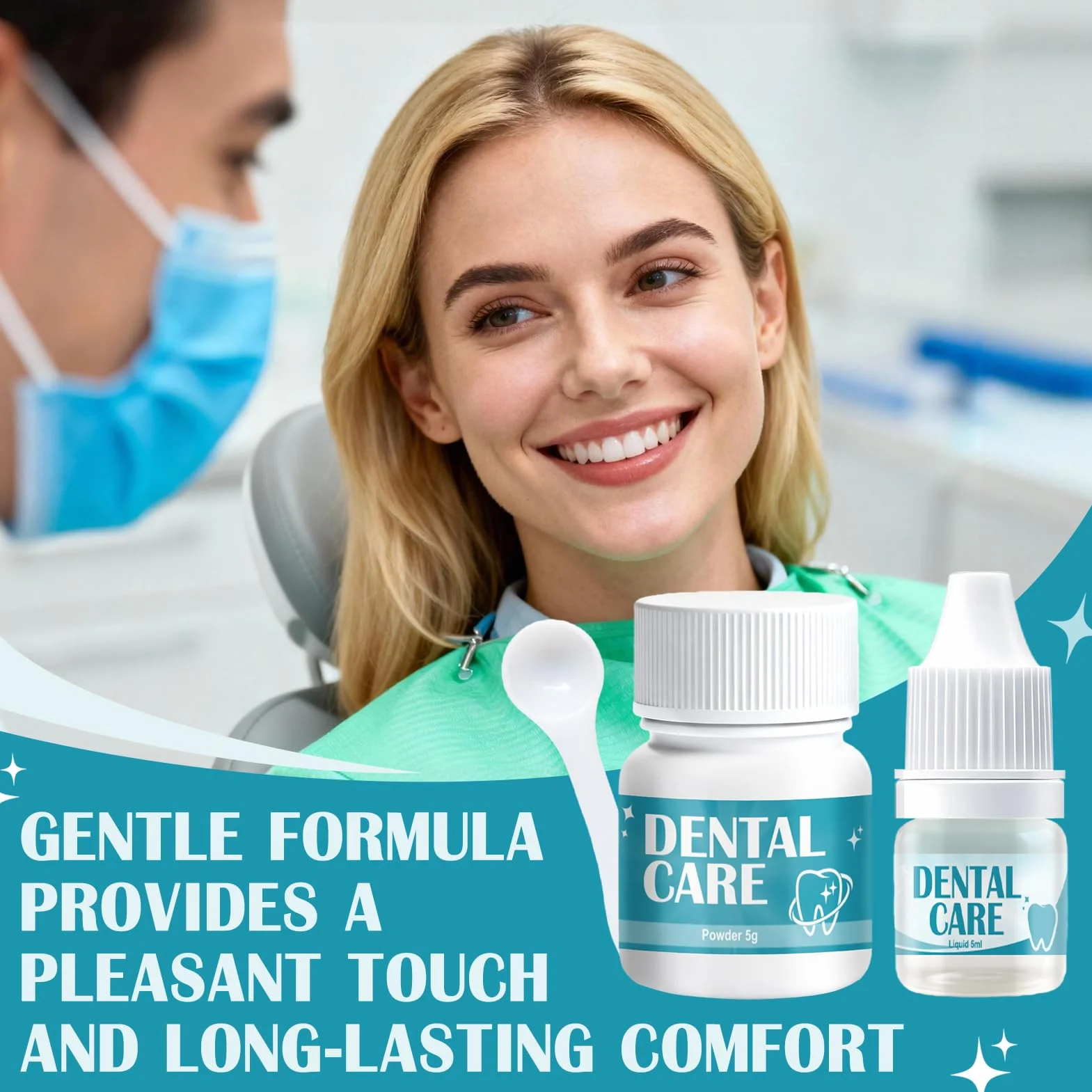 Cement dentystyczny kompozyt do korony i mostu