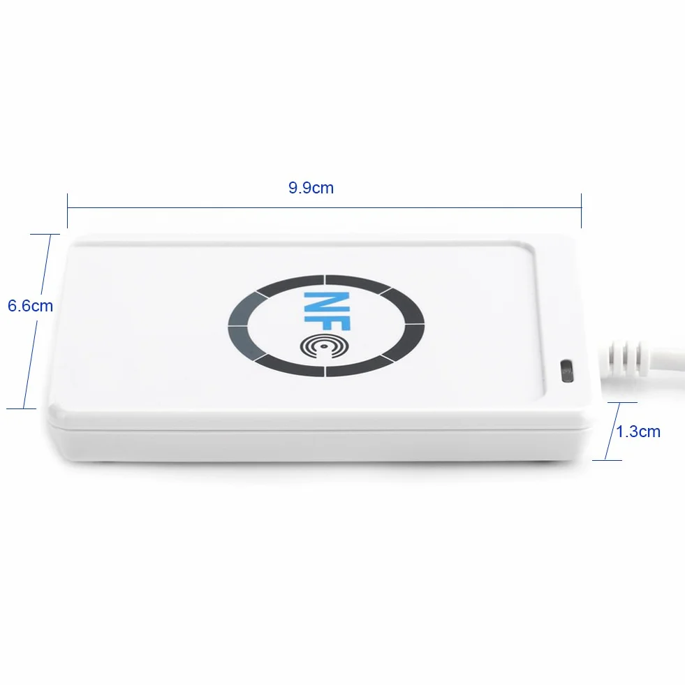 Bezkontaktowy Czytnik Czytników, Czytnik NFC RFID Writer ACR122U ISO 14443A B Darmowe Oprogramowanie w Kolorze Białym