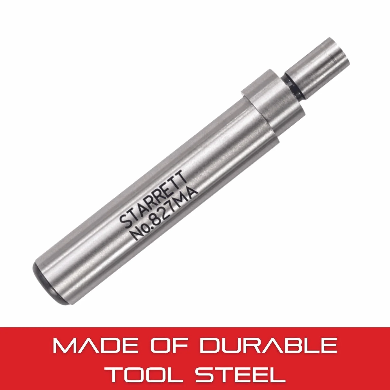 Starrett 827Ma 827MB Przycisk Krawędziowy, Srebrny, 10mm