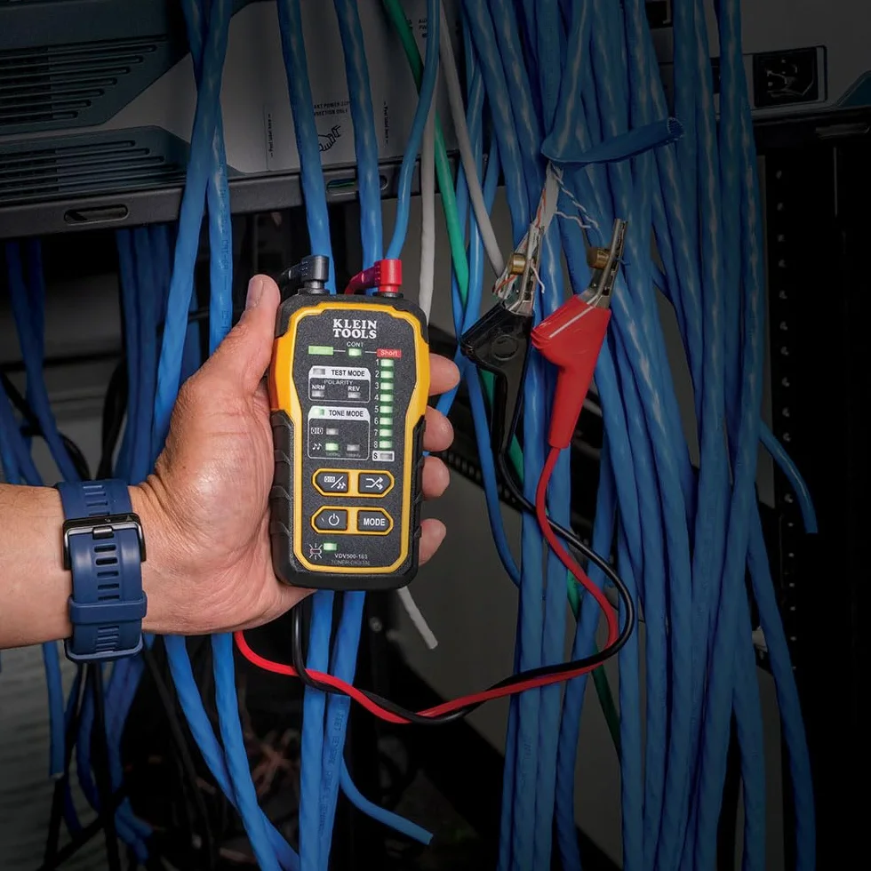 Klein Tools VDV500-920 generator tonów i sonda do kabli Ethernet RJ45 RJ11 RJ12