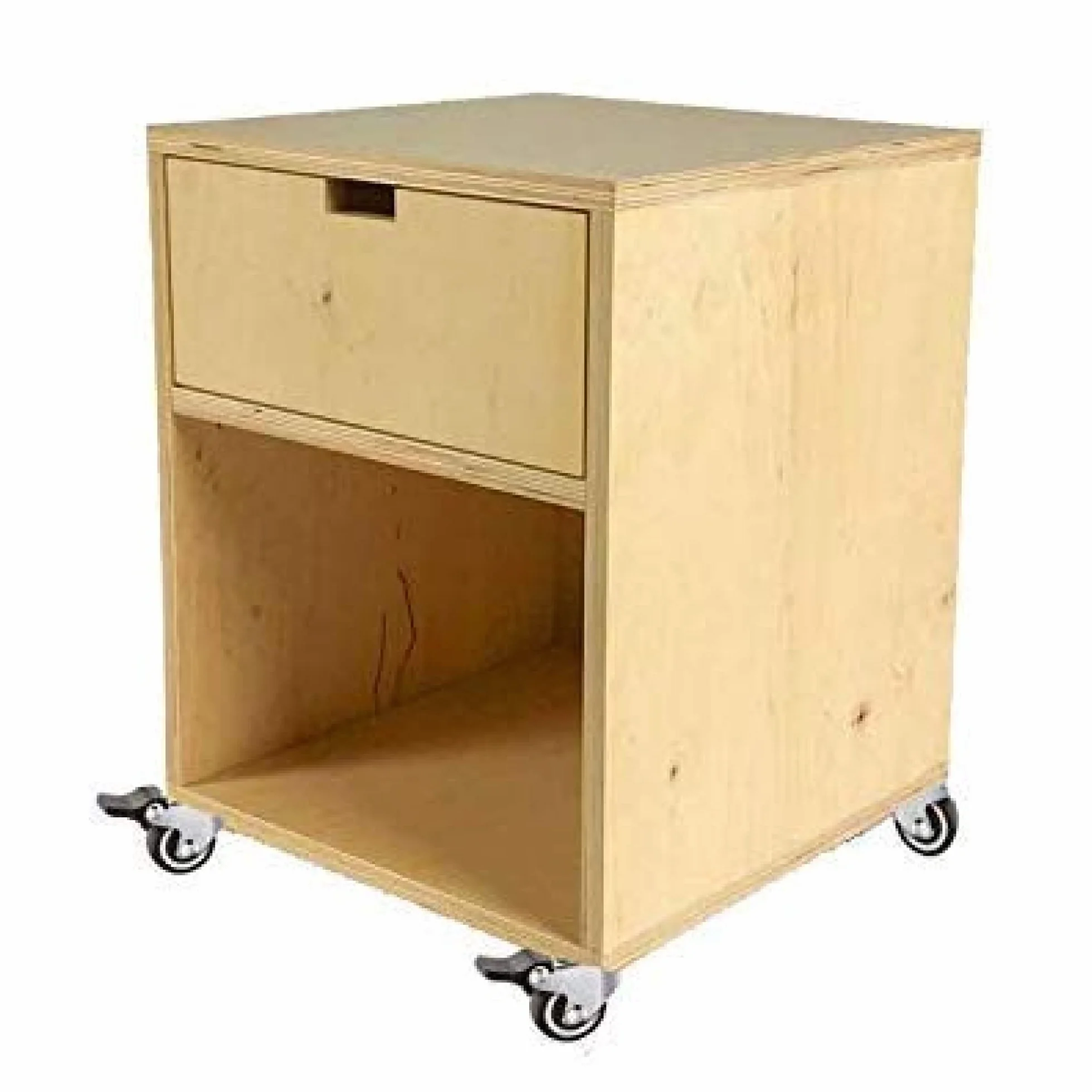 Kółka skrętne 50 mm M10 200 kg 4 sztuki gumowane srebrne z hamulcami