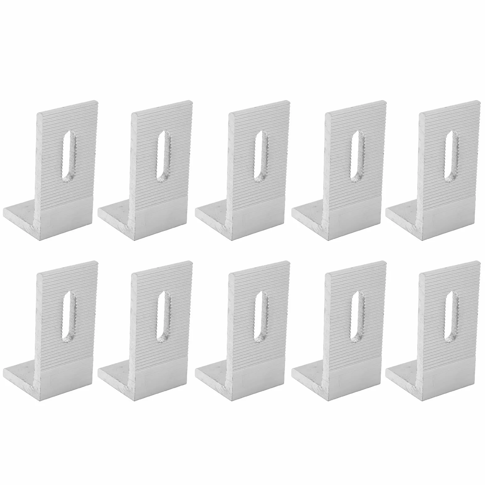 Mocowanie Słoneczne L Foot 10PCS do Panelu Fotowoltaicznego Aluminiowe Wsporniki Dachowe