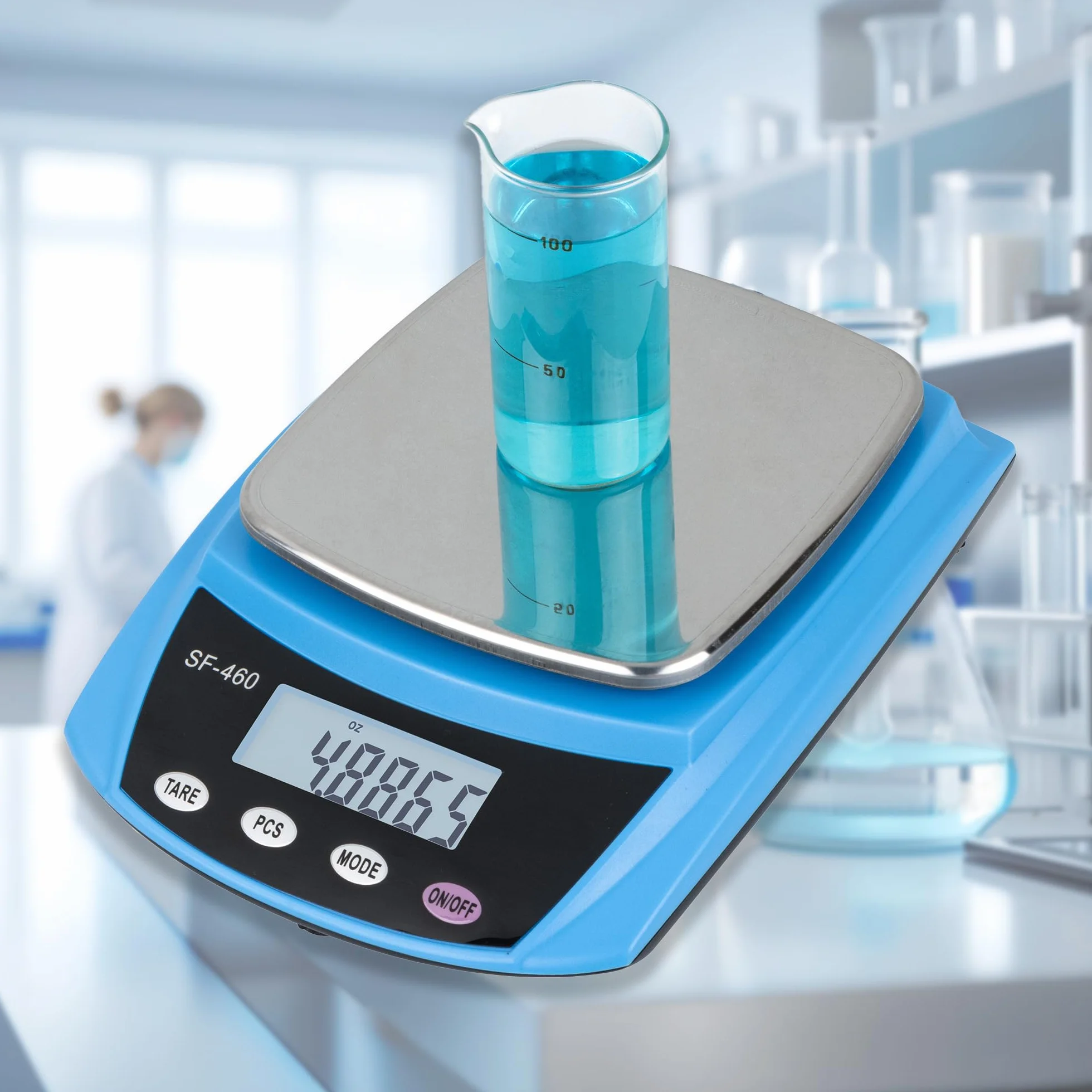 Eosphorus Cyfrowa Waga Analityczna LCD 600g 0,01g do Laboratorium