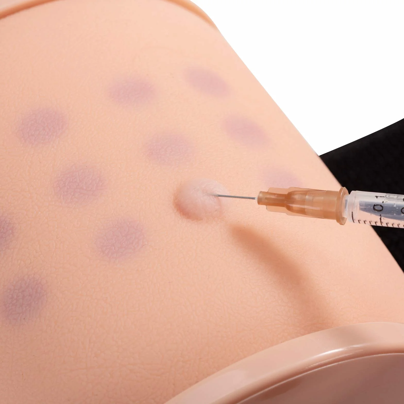 Medarchitect IM, ID, SQ Injection Practice Pad, śródskórne i podskórne i domięśniowe podkładka treningowa 3 w 1 dla studenta medycyny, pielęgniarki, lekarza, konstrukcja do noszenia