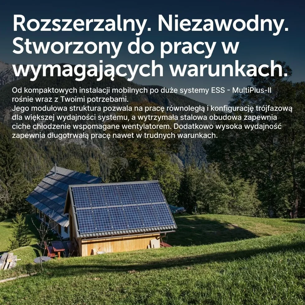 Victron Energy MultiPlus-II 5000VA 48-Volt 230V Falownik Sinusoidalny 70 amp Ładowarka do Akumulatorów