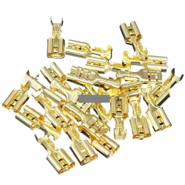1000 szt. żeńskich zacisków zaciskowych męskich końcówek tulejowych do owijania drutu do 22-16 AWG 0,5 mm 2-1,5 mm 2,2 mm, 2,8 mm, 6,3 mm, 4,8 mm (1000 szt. 2,8 G żeński)