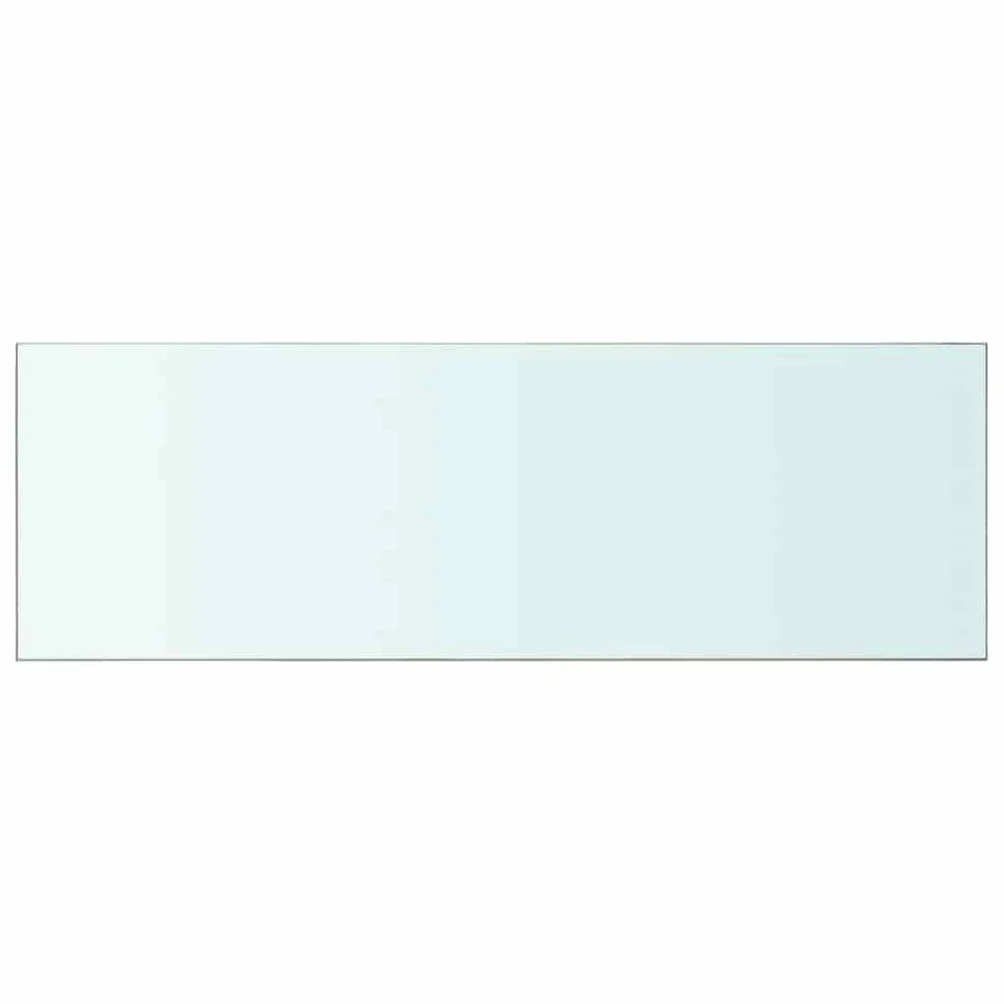vidaXL Półka regałowa szkło przezroczysta 90 cm x 30 cm