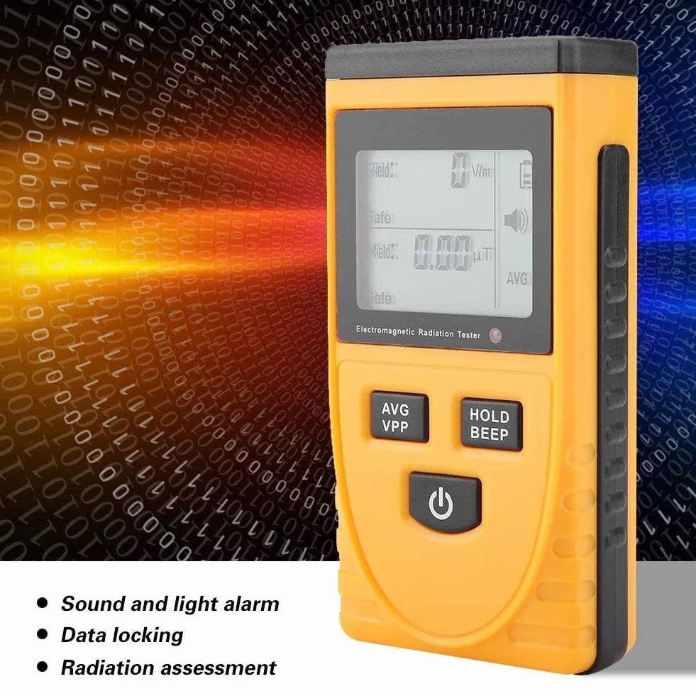 GM3120 Tester blokady danych EMF z profesjonalnym cyfrowym detektorem promieniowania elektromagnetycznego dźwiękiem i alarmem świetlnym