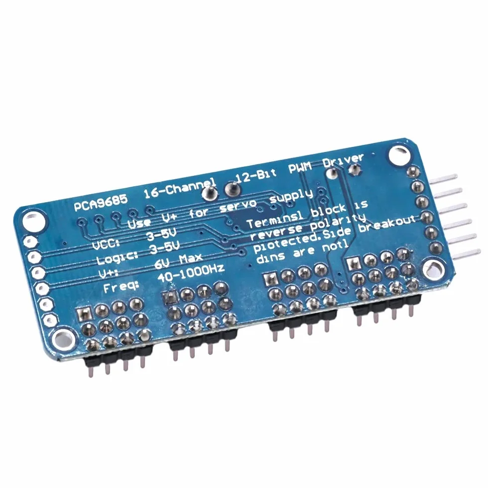 DollaTek PCA9685 16-kana?owy 12-bitowy sterownik silnika PWM Servo Module Robot I2C