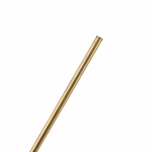 Mosiężna rurka pusta rura miedziana 20 cm długa średnica zewnętrzna 3 mm grubość ścianki 0,5 mm