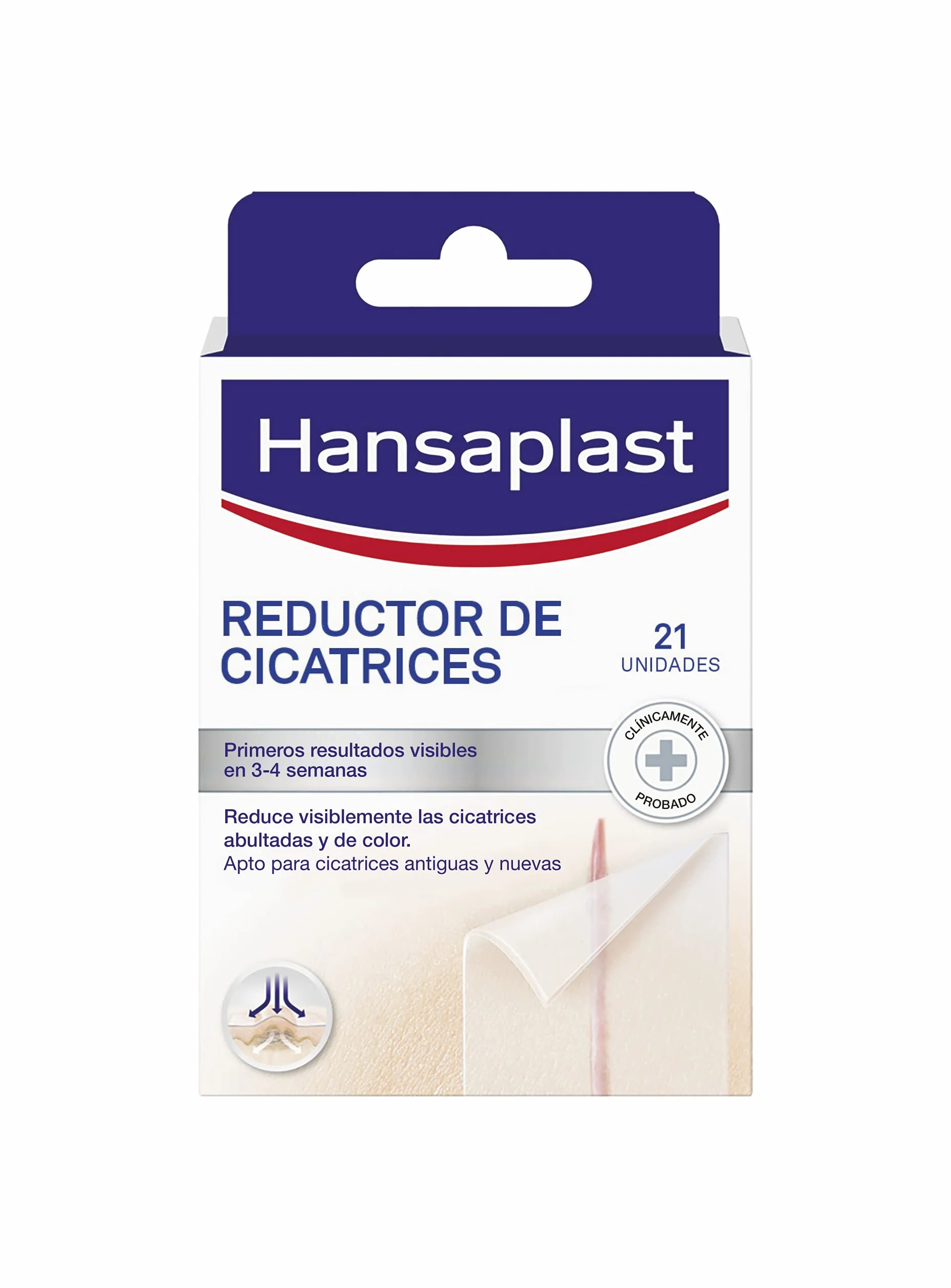 Hansaplast MED plastry redukujące blizny, 21 plastrów, opakowanie może się różnić